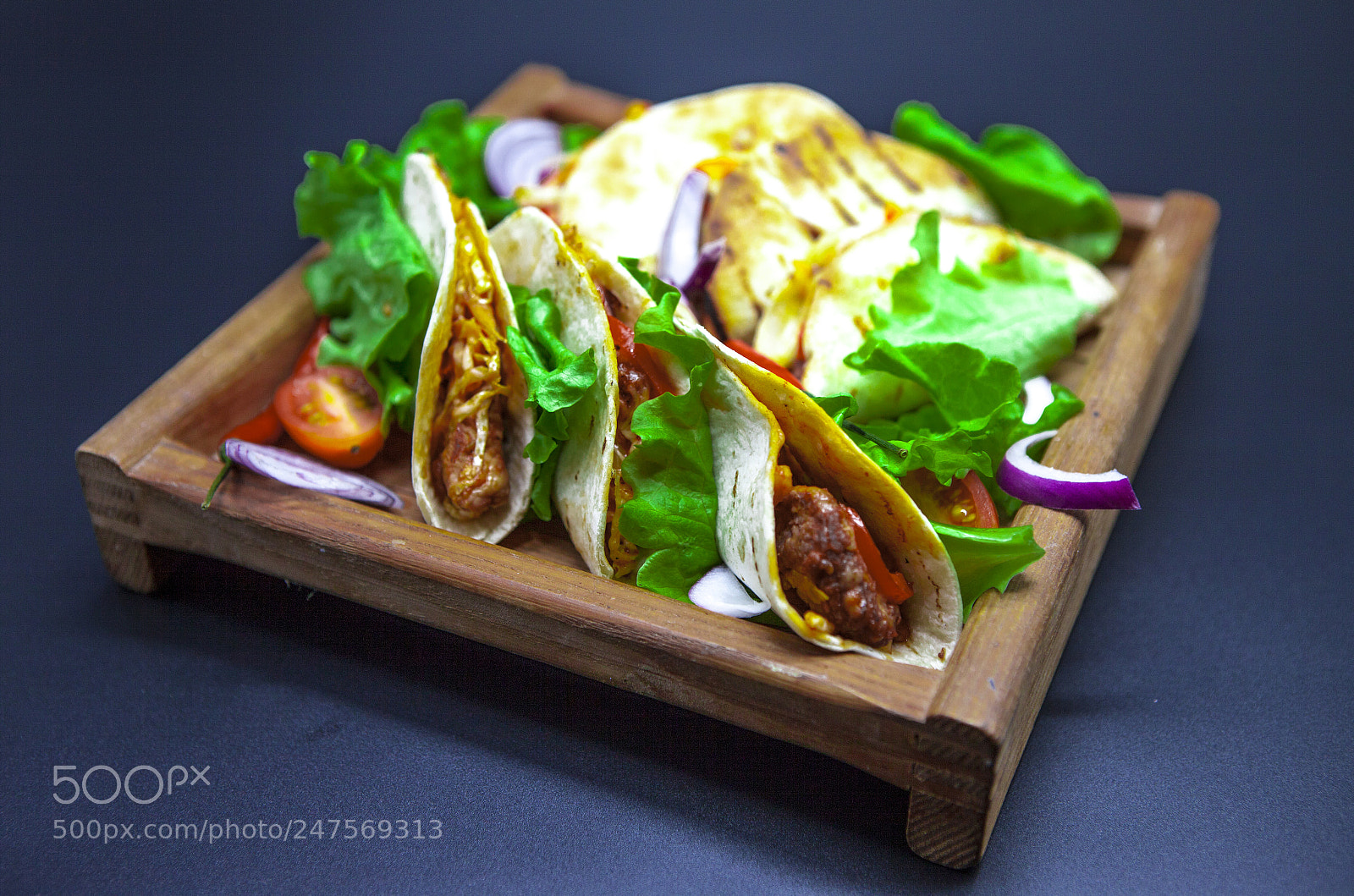 Canon EOS 5D Mark II sample photo. Tacos. mexican tortillas with photography
