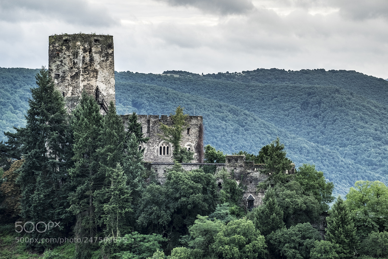 Fujifilm X-T10 sample photo. Gutenfels castle near kaub photography
