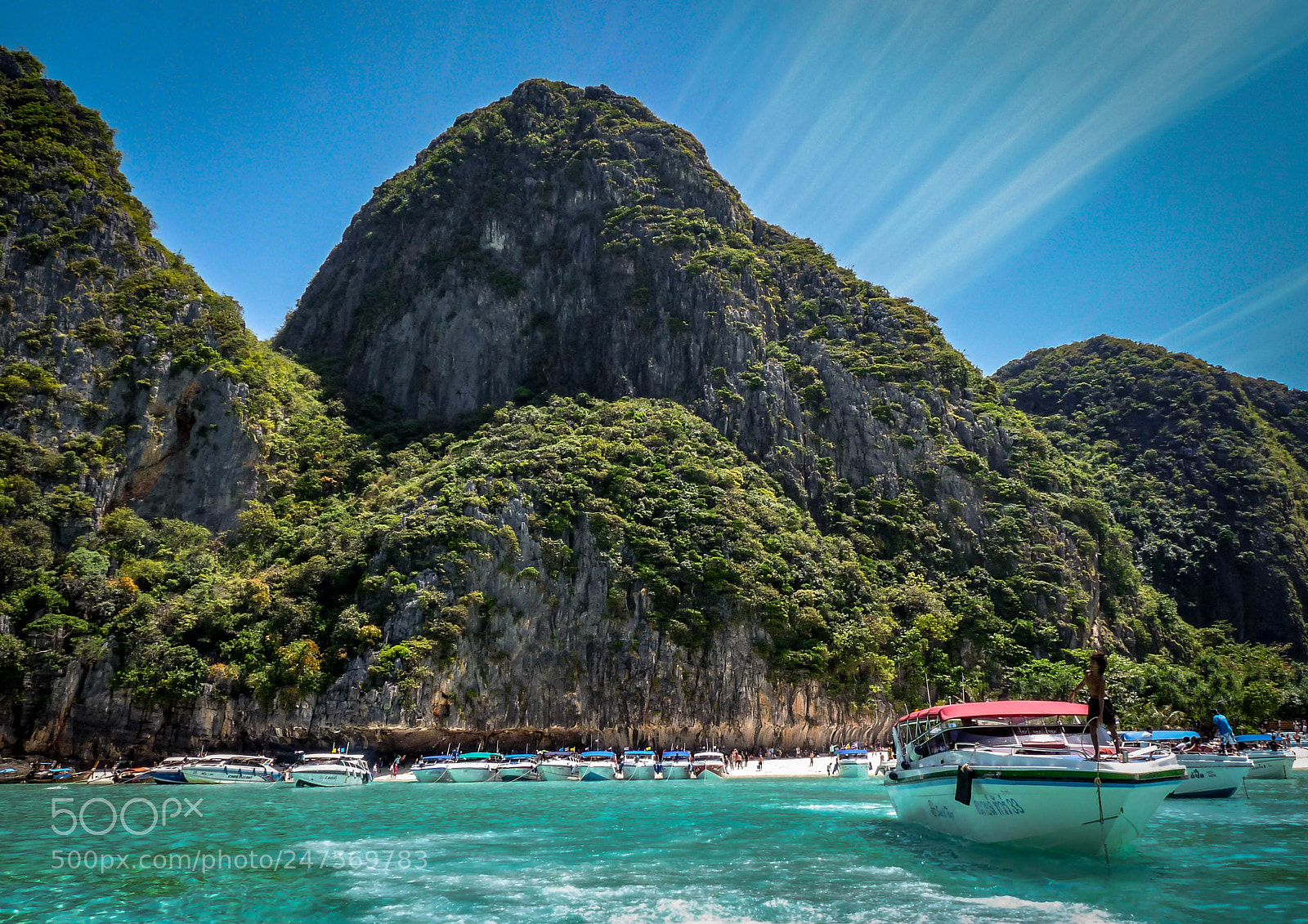Panasonic Lumix DMC-FZ28 sample photo. View on maya bay photography