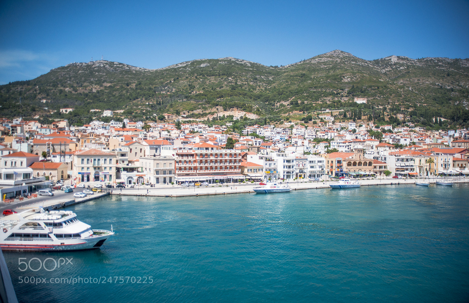 Nikon D800 sample photo. Harbor of vathi, samos photography