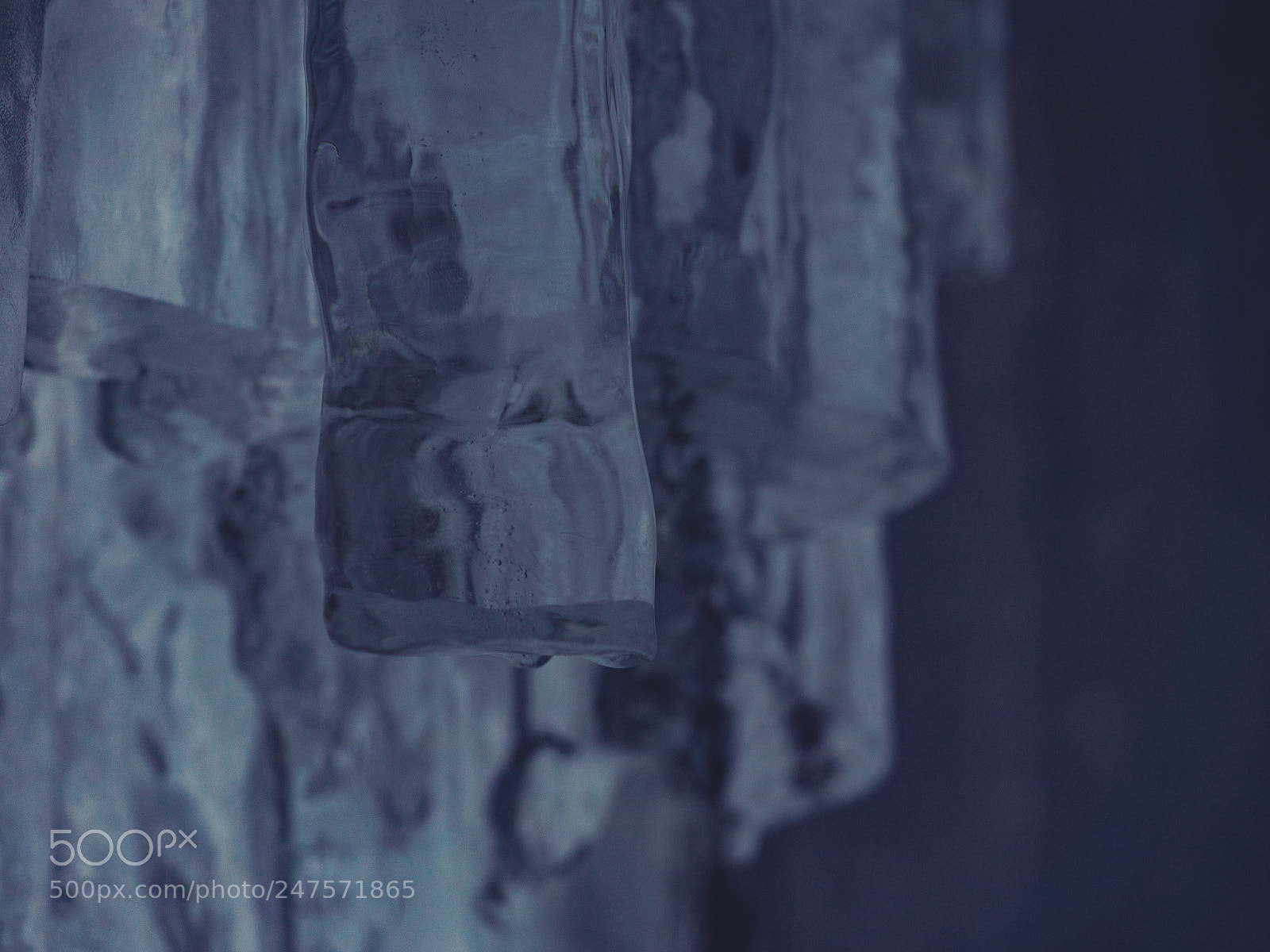 Olympus OM-D E-M5 II sample photo. Block of ice photography