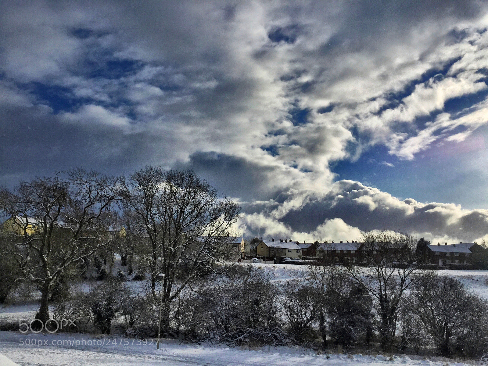 Apple iPad Air 2 sample photo. Snowy view photography