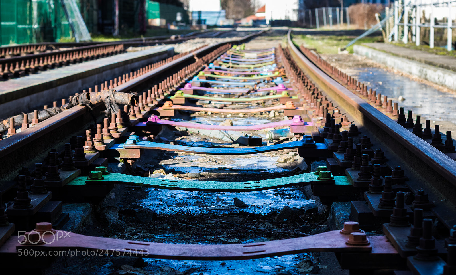 Canon EOS 80D sample photo. Colorful railway photography