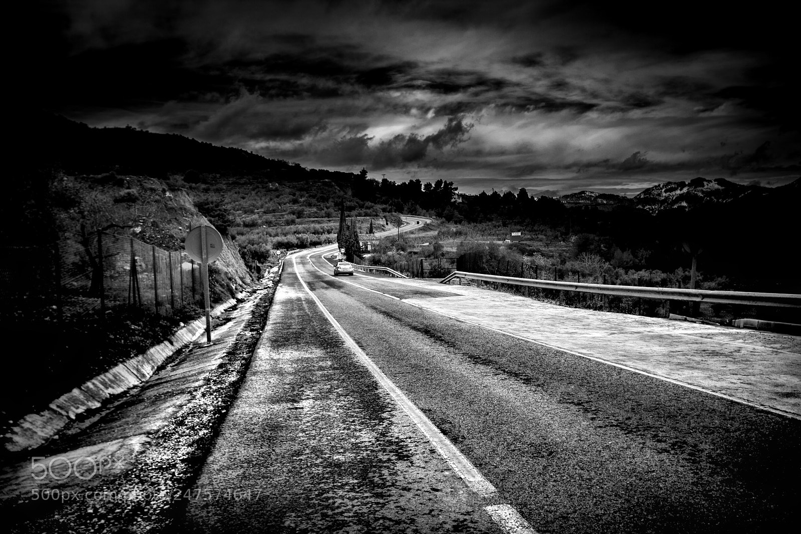 Canon EOS 400D (EOS Digital Rebel XTi / EOS Kiss Digital X) sample photo. Carretera a guadalest photography