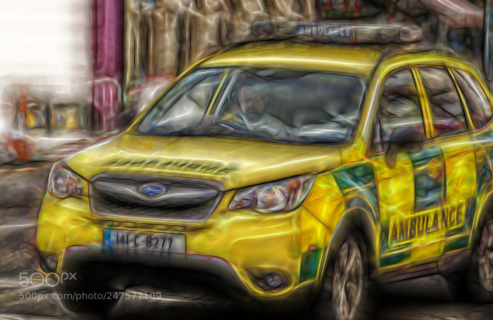 Nikon D810 sample photo. Ambulance car photography