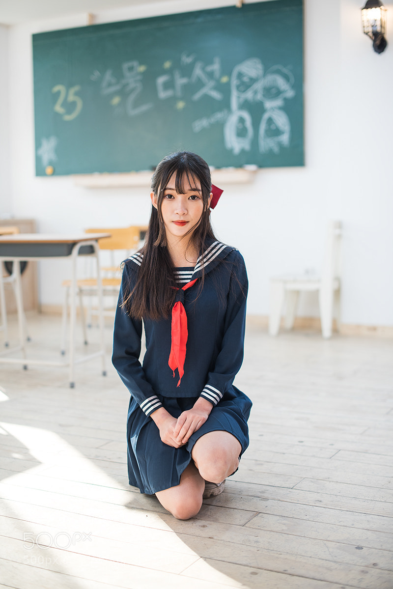 Nikon D810 sample photo. Korea school girl photography