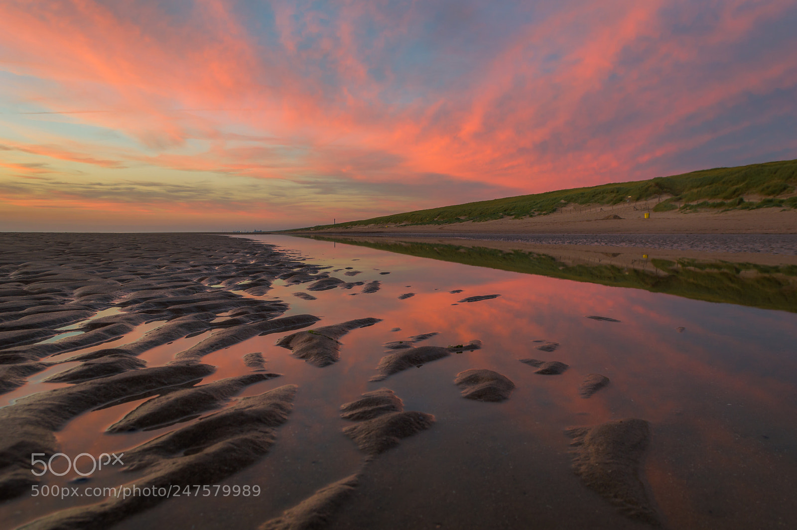 Nikon D3200 sample photo. Amazing sunset in noordwijk photography