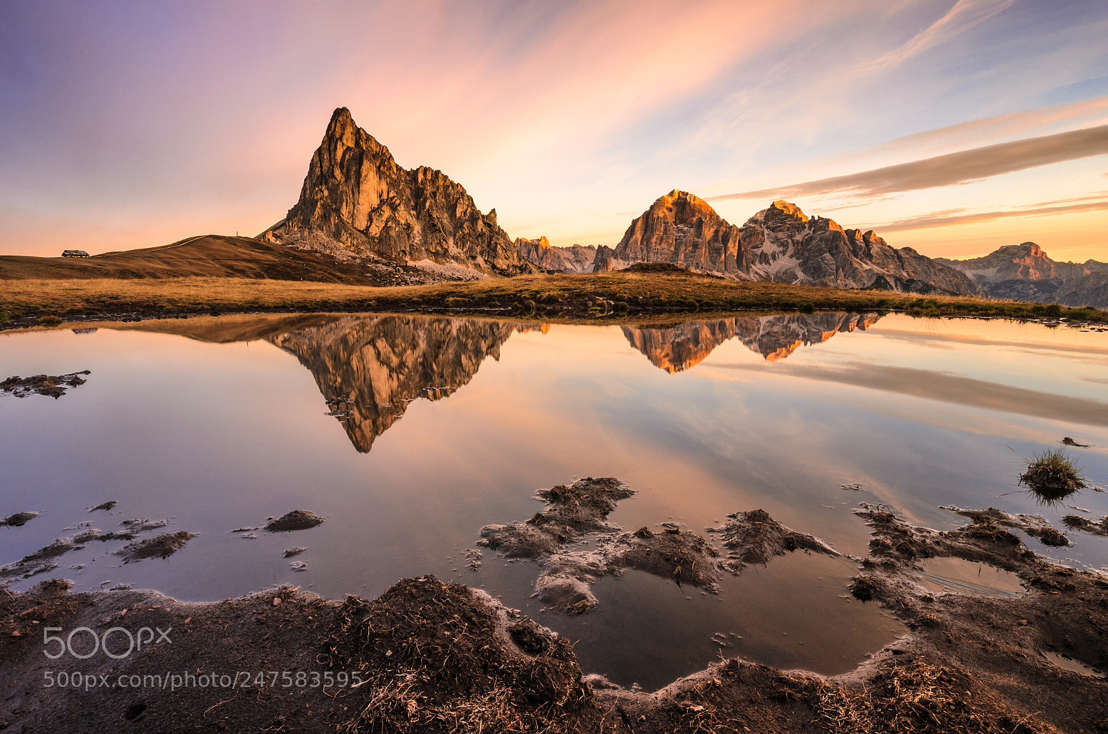 Nikon D5100 sample photo. Dawn in passo giau photography