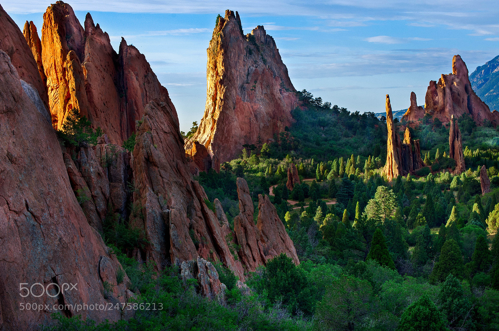 Nikon D300 sample photo. Garden of the gods photography