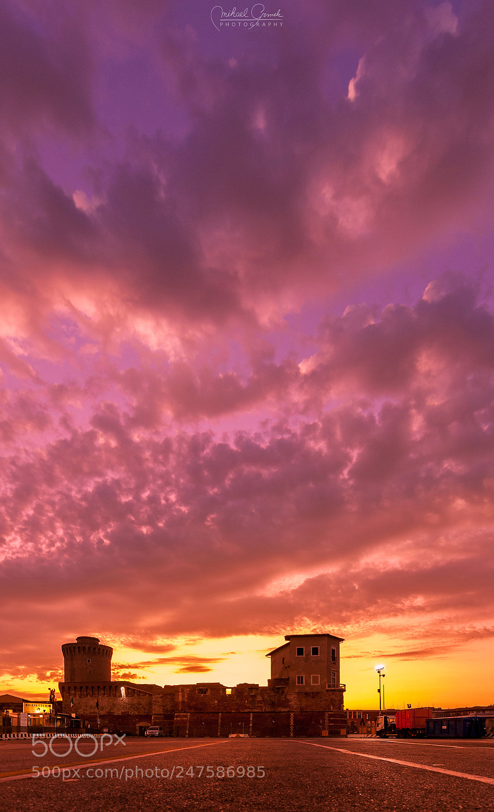 Nikon D200 sample photo. Old fortress in livorno photography