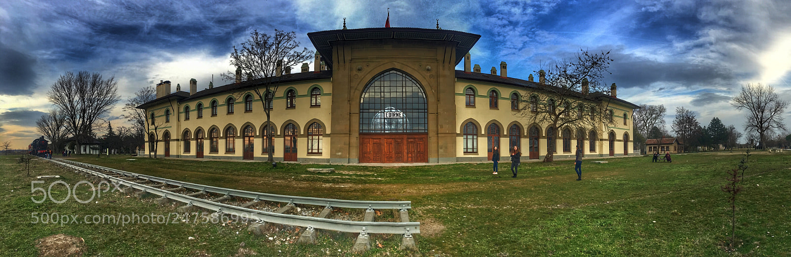 Apple iPhone 6s Plus sample photo. Edirne tarihi tren gar photography