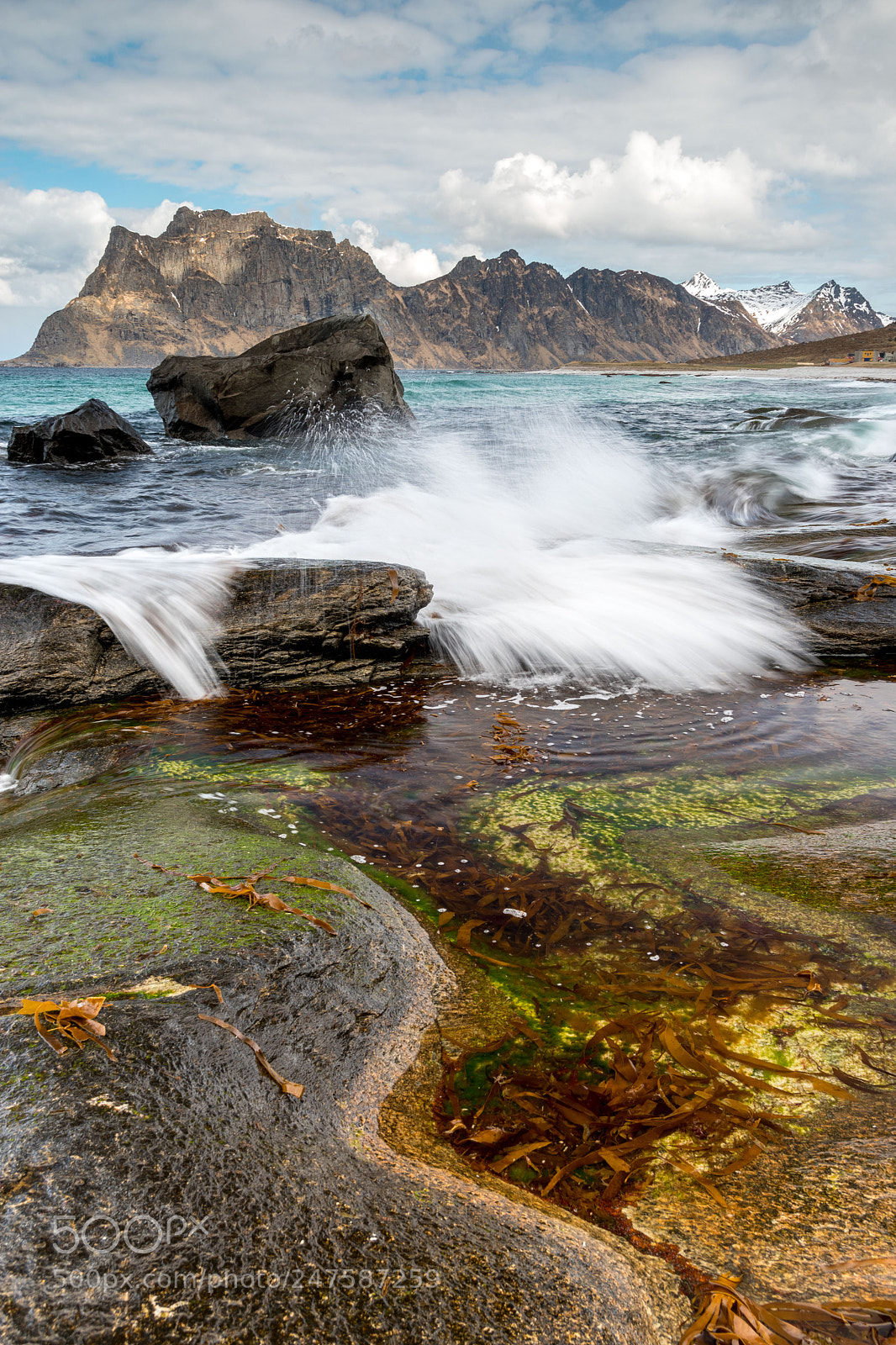 Nikon D5500 sample photo. Uttakleiv beach photography