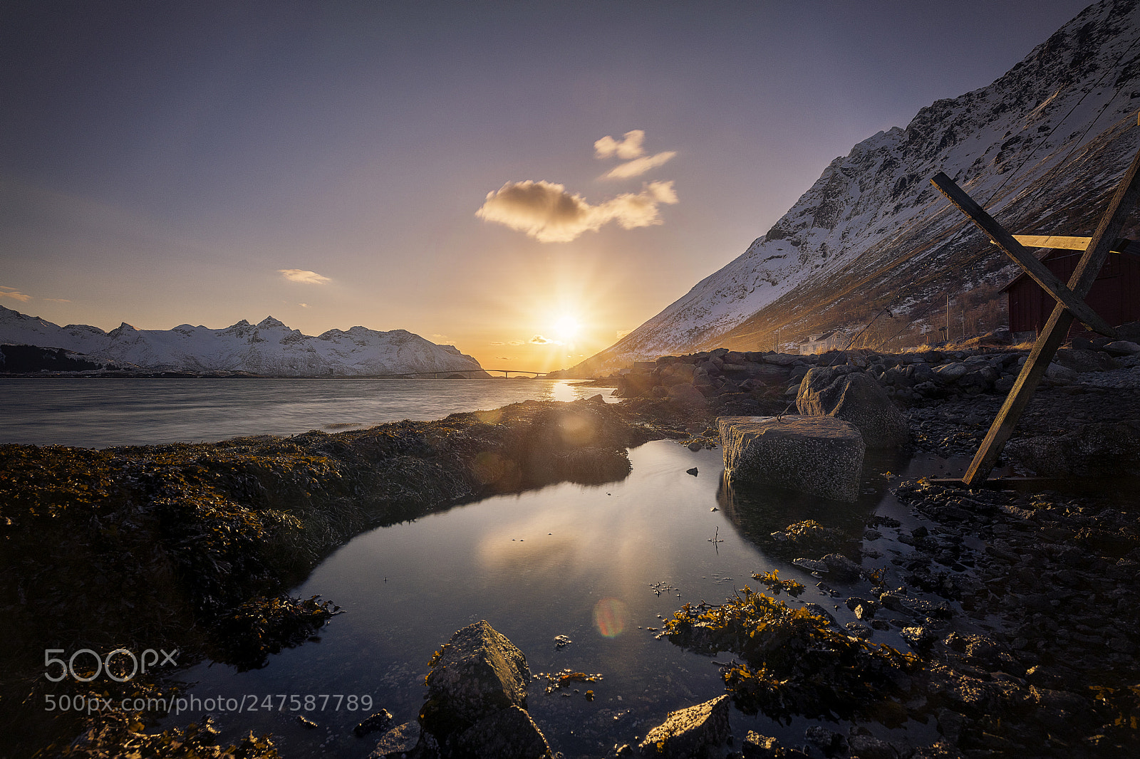 Nikon D850 sample photo. Another norwegian sunset photography