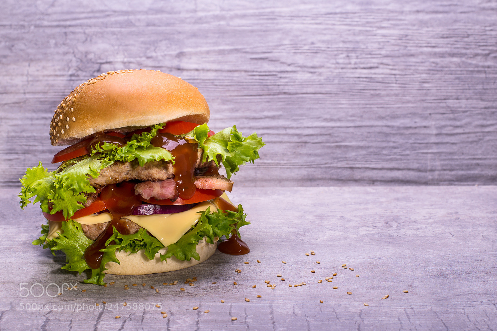 Nikon D610 sample photo. Craft beef burger and photography