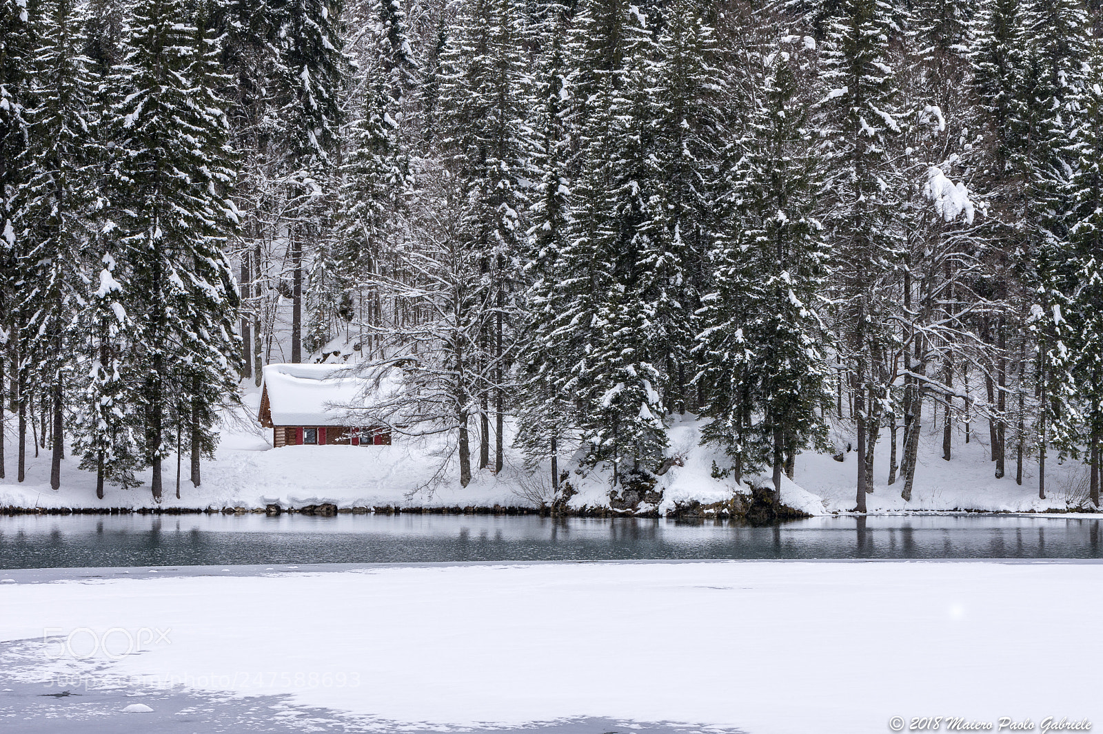 Nikon D7200 sample photo. Fusine inferior lake photography