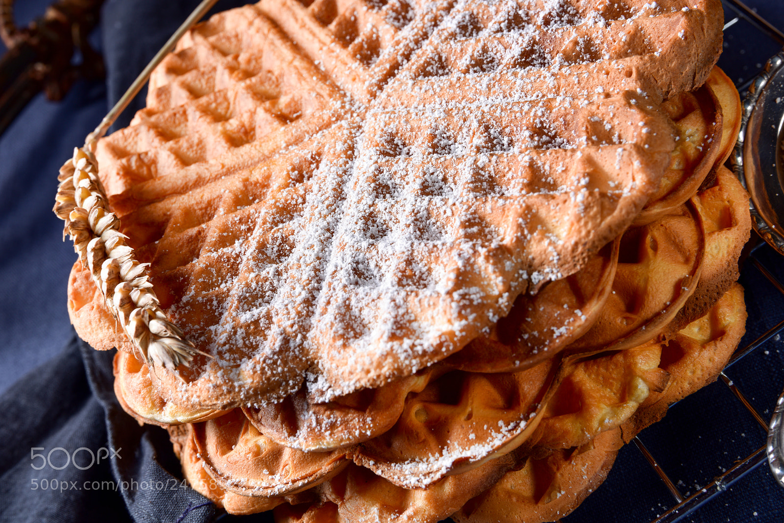 Nikon D810 sample photo. Fresh and tasty waffle photography