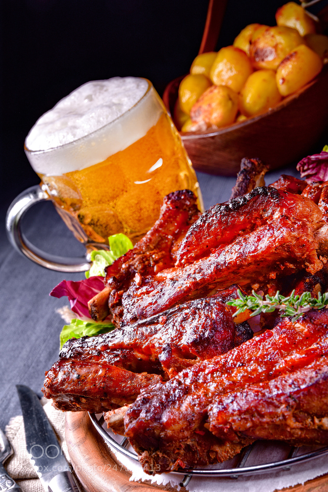 Nikon D810 sample photo. Delightful bbq spareribs from photography