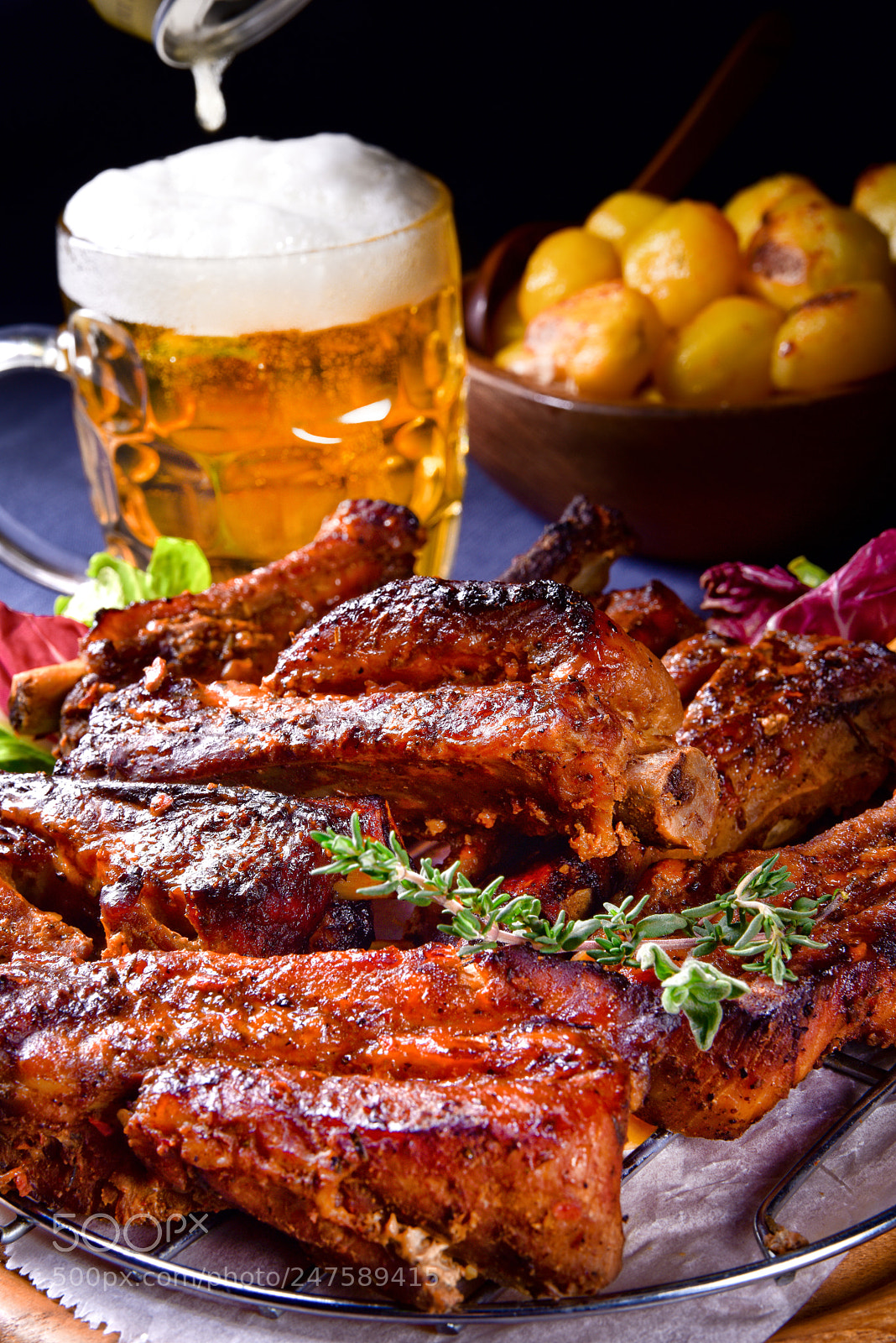 Nikon D810 sample photo. Delightful bbq spareribs from photography