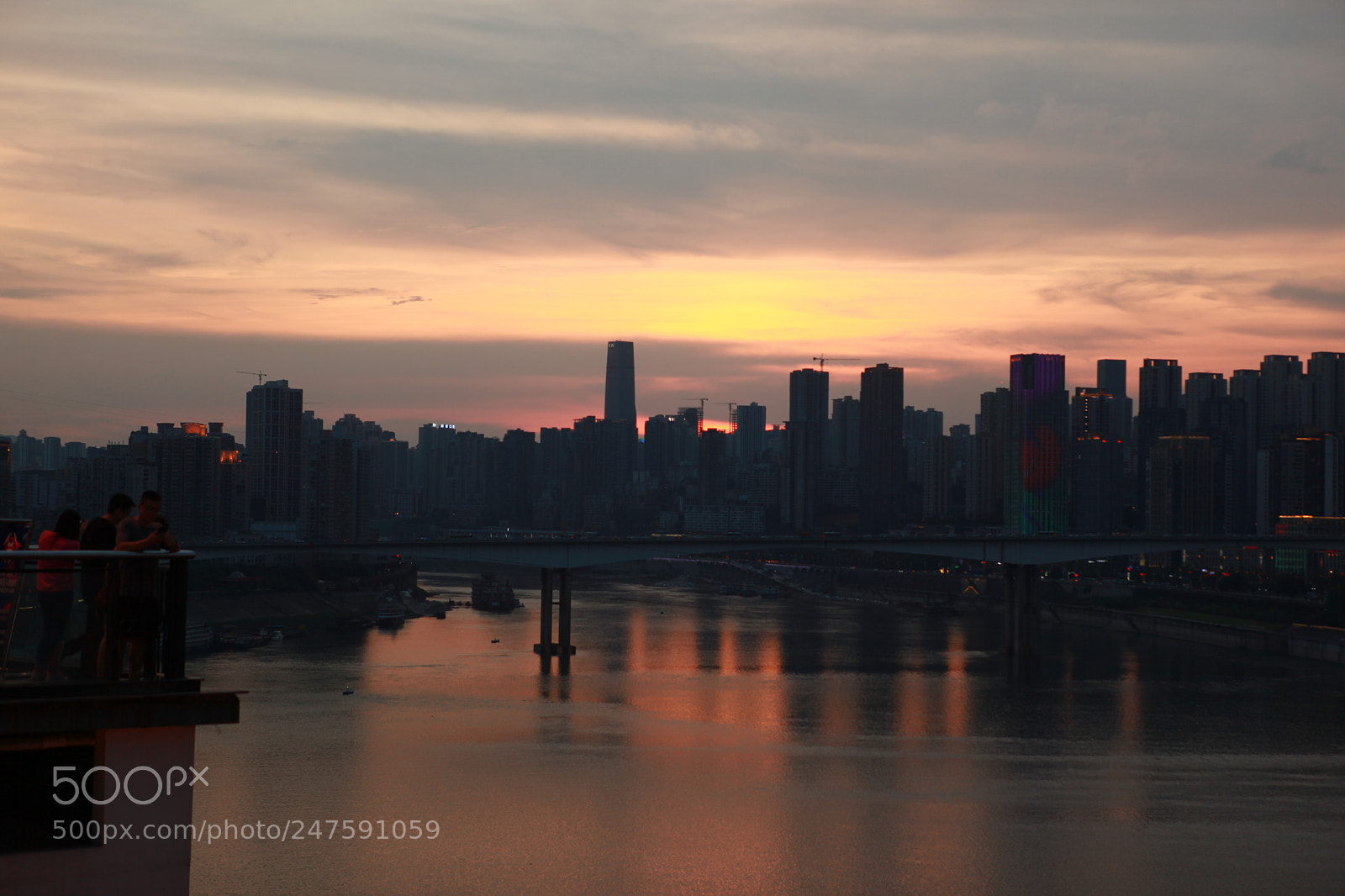 Canon EF 24-70mm F2.8L USM sample photo. Chongqing#pink sky photography