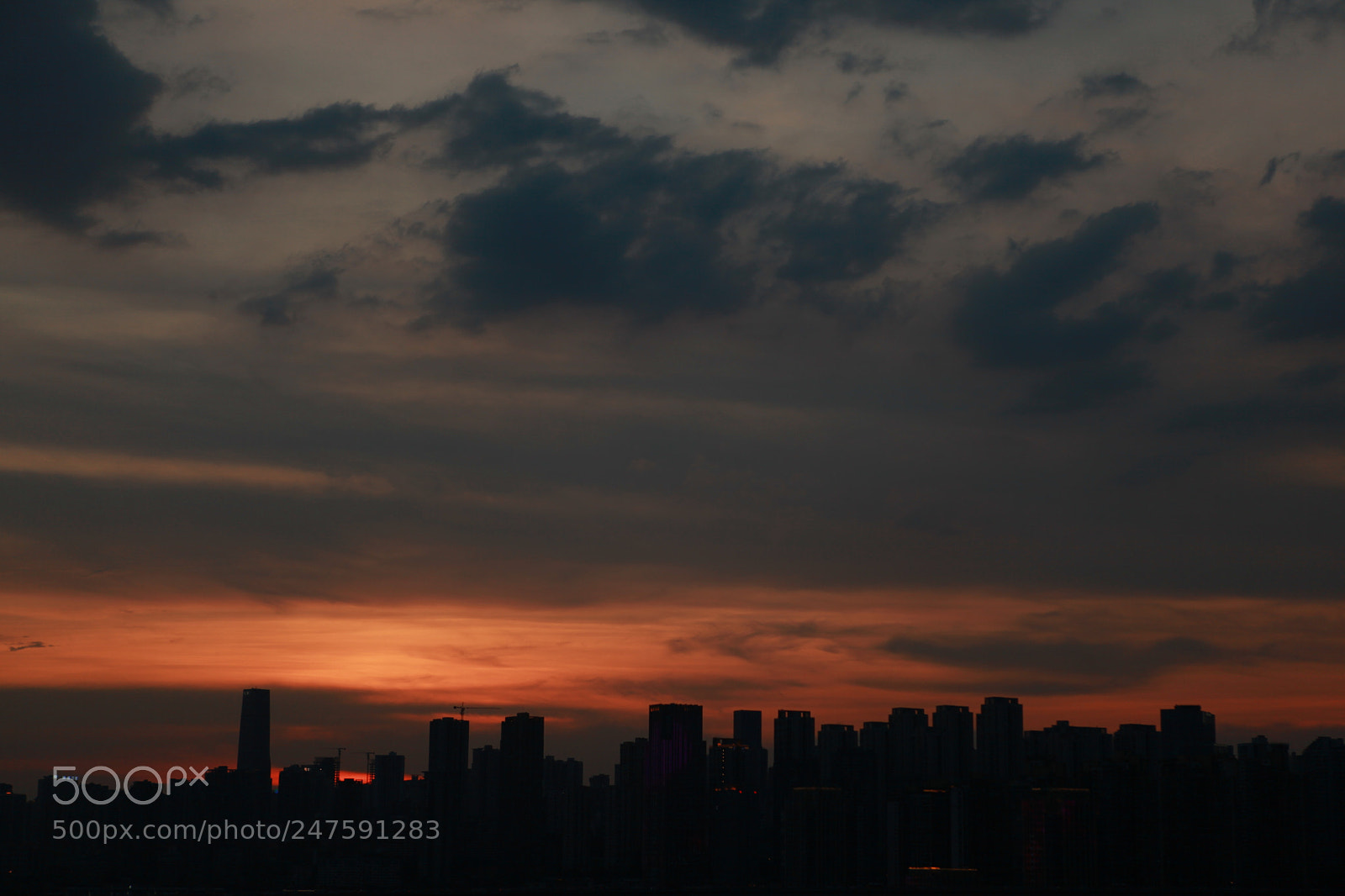 Canon EF 24-70mm F2.8L USM sample photo. 'sunset china photography