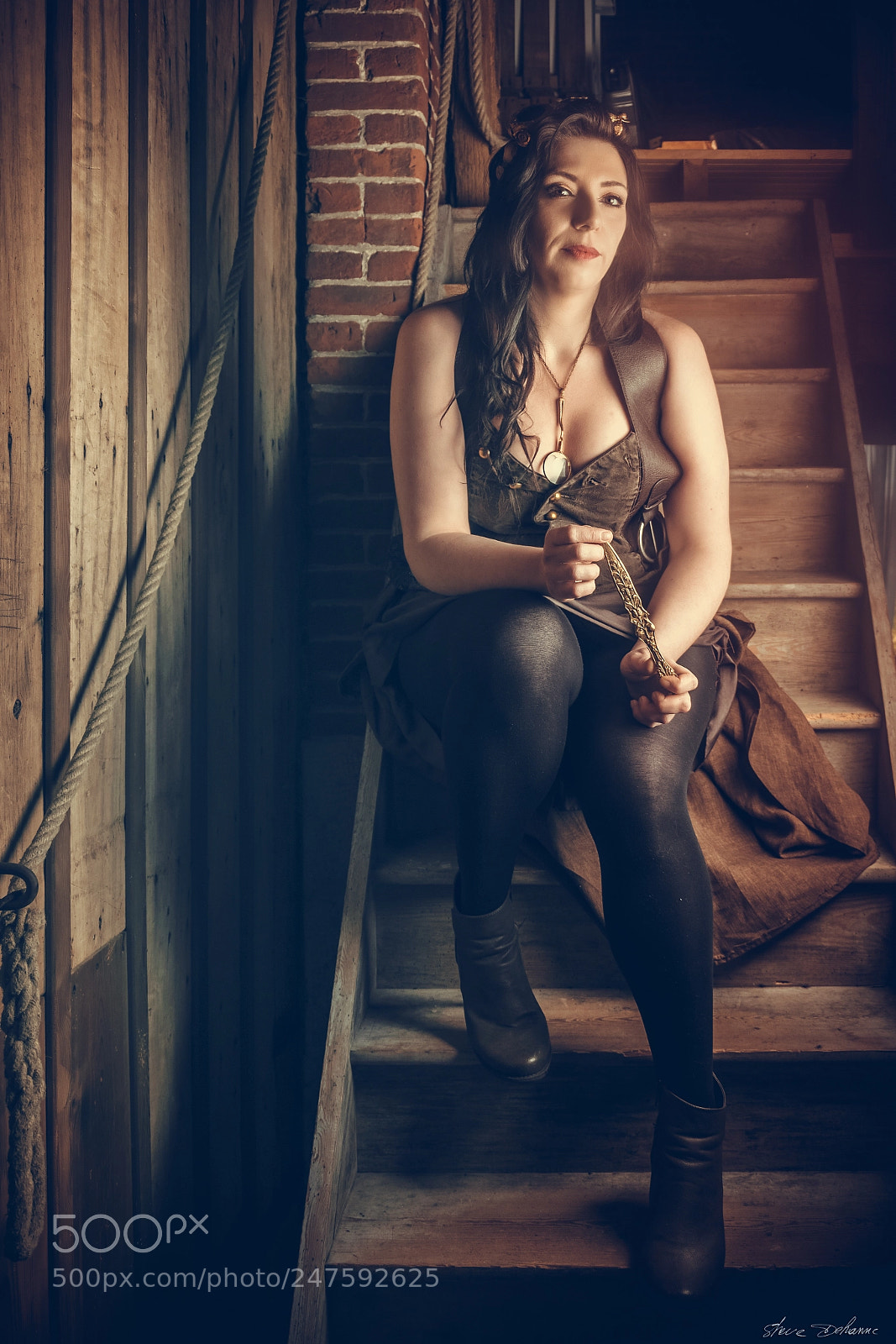 Nikon D7500 sample photo. Sitting of stairs photography
