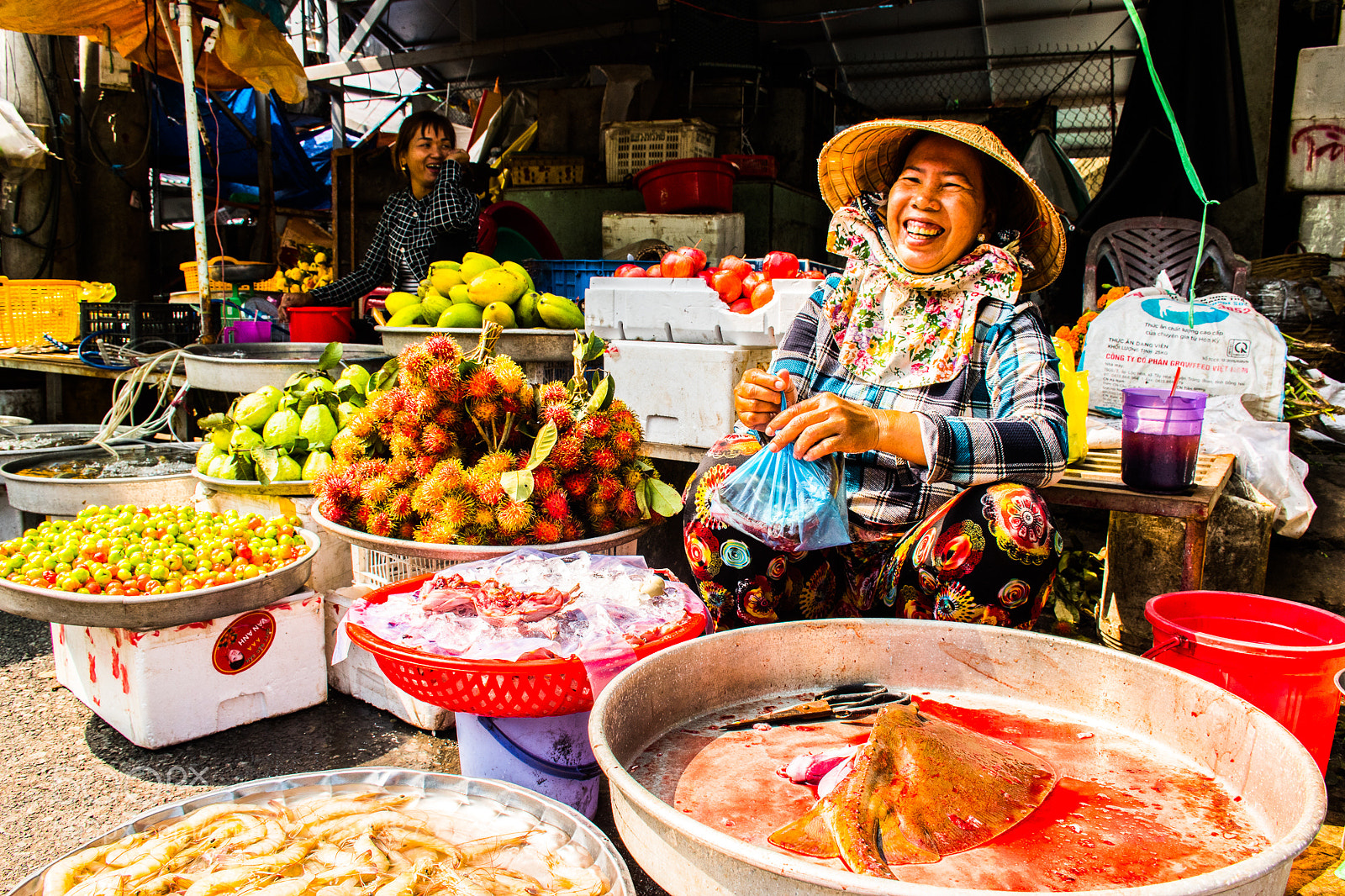 Nikon D5600 sample photo. Asian local food market photography