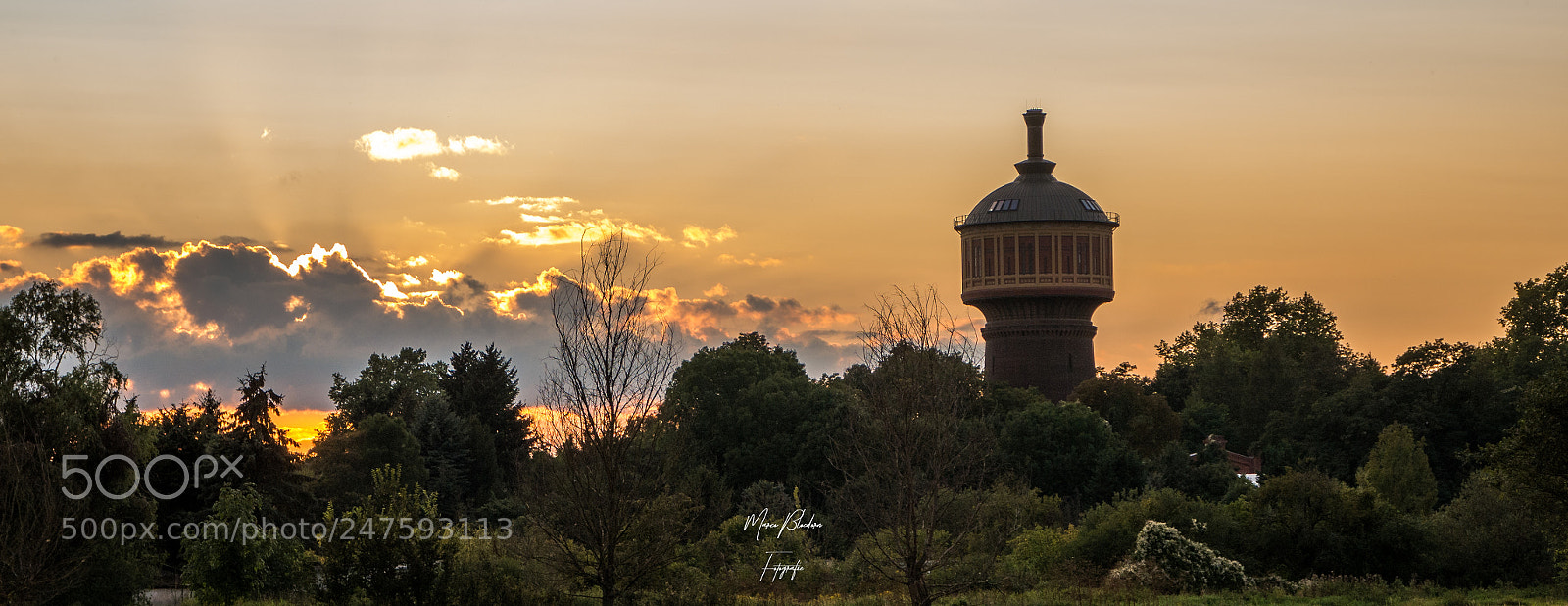 Panasonic DMC-G81 sample photo. Wasserturm magdeburg photography