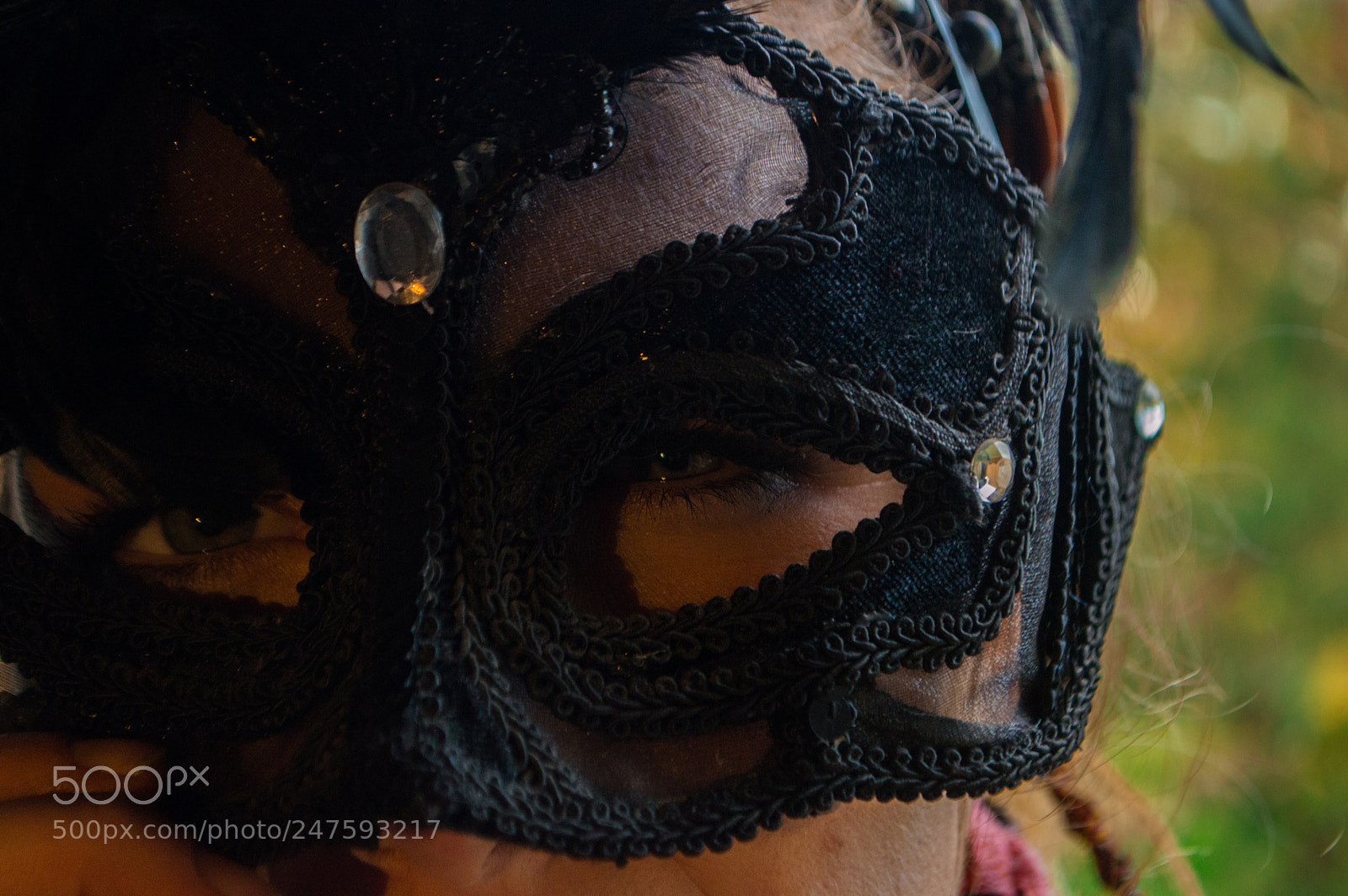Nikon D3200 sample photo. A masked girl photography