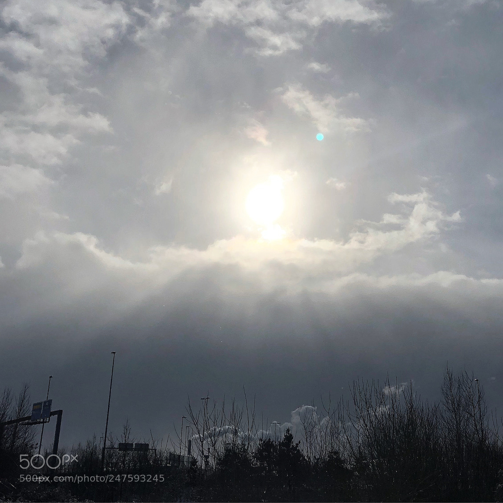 Apple iPhone 8 Plus sample photo. Wintersky 27th february 2018 photography
