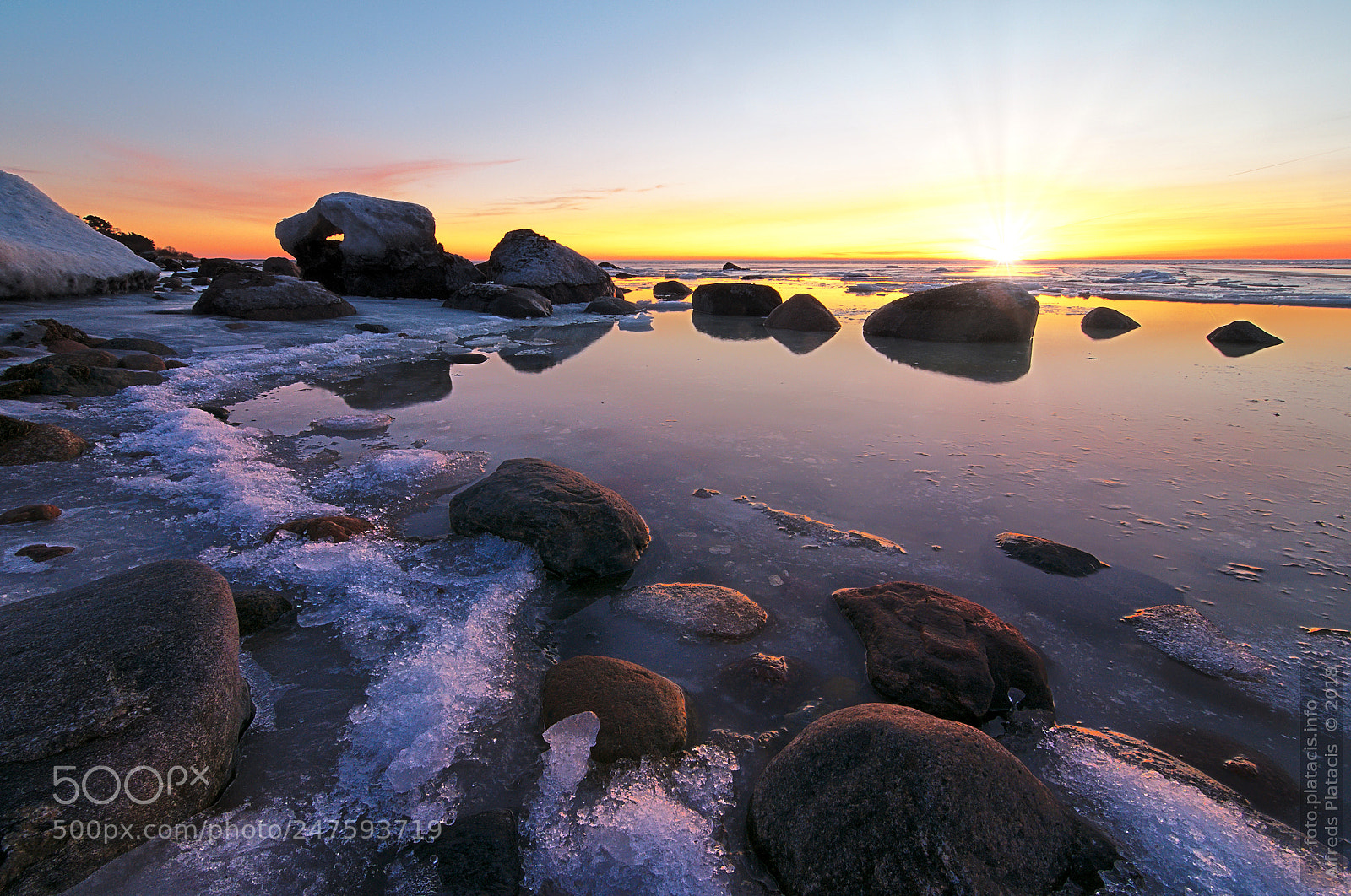Nikon D300 sample photo. Silent sunset photography