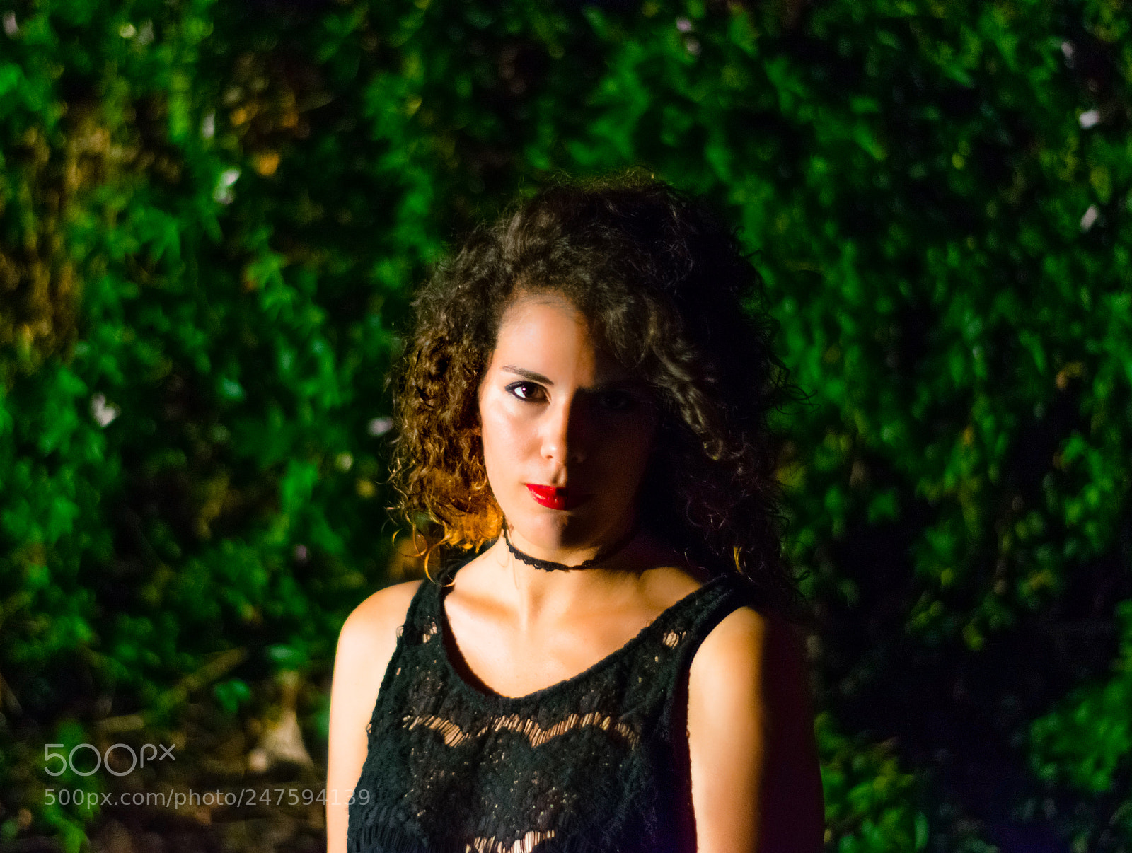 Nikon D3400 sample photo. Portrait in the night. photography