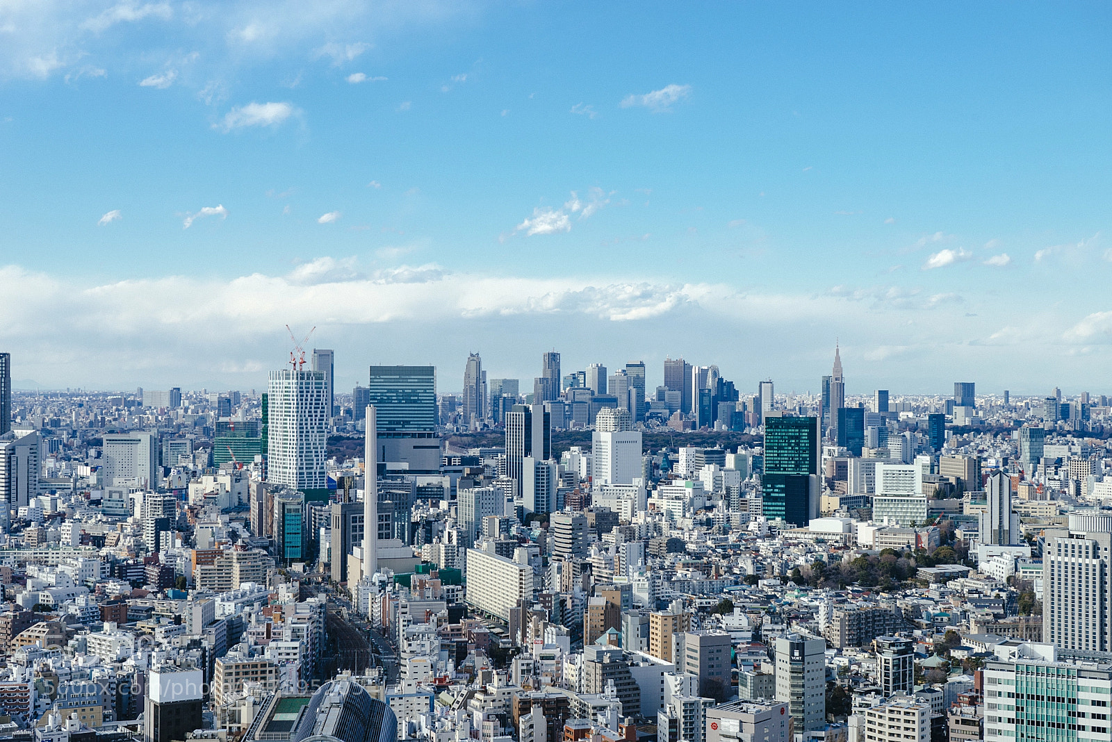 Sony a7R sample photo. Shinjuku skyline photography