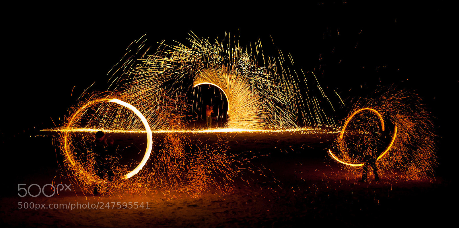 Canon EOS 5D sample photo. Fire show on krabi photography
