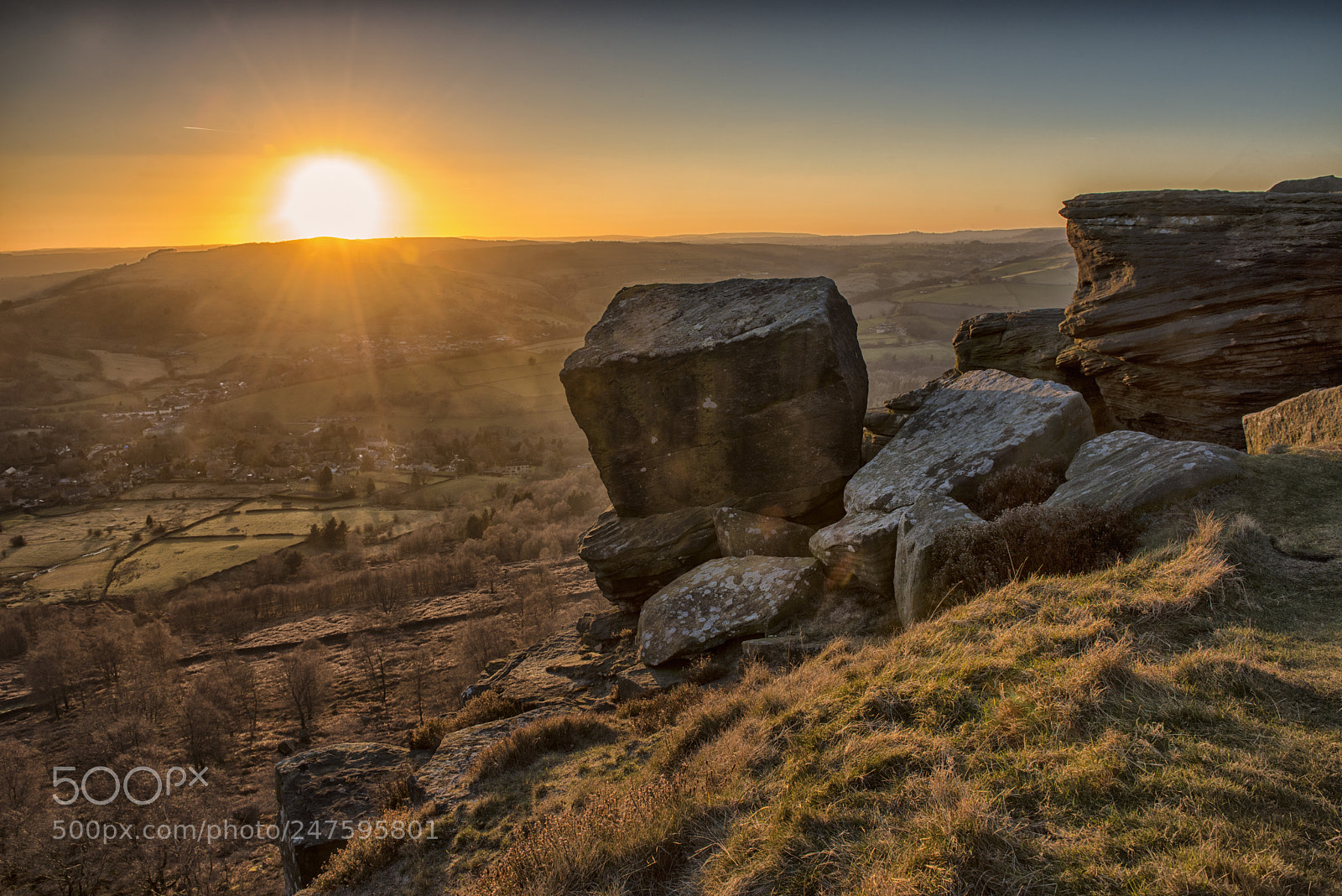 Nikon D800 sample photo. Curbar edge photography