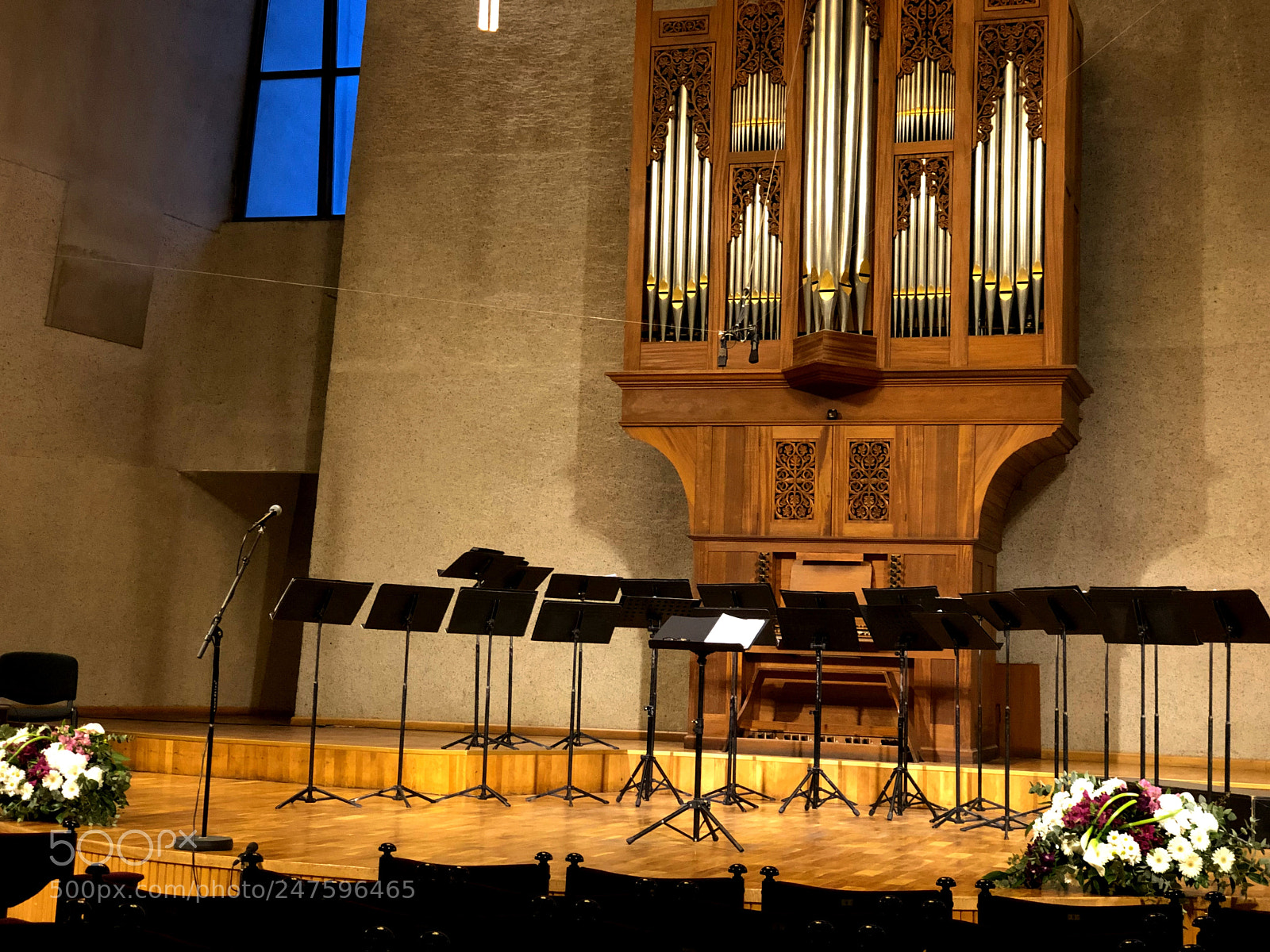 Apple iPhone X sample photo. Organ at komitas chamber photography
