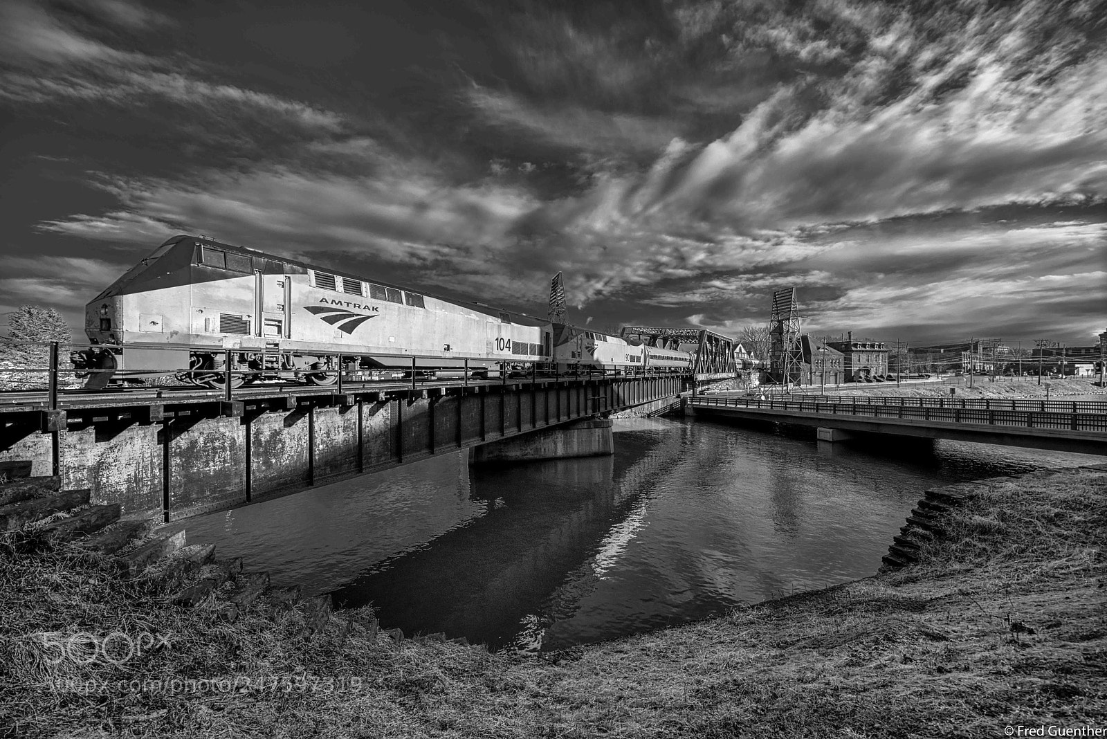 Nikon D810 sample photo. Vermonter crossing canal in photography