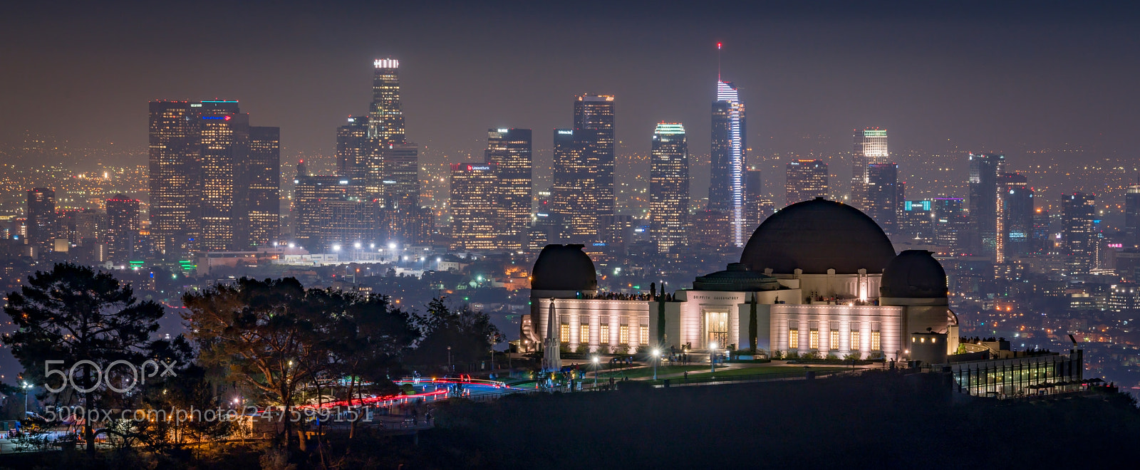 Sony a7R II sample photo. Griffith observatory photography
