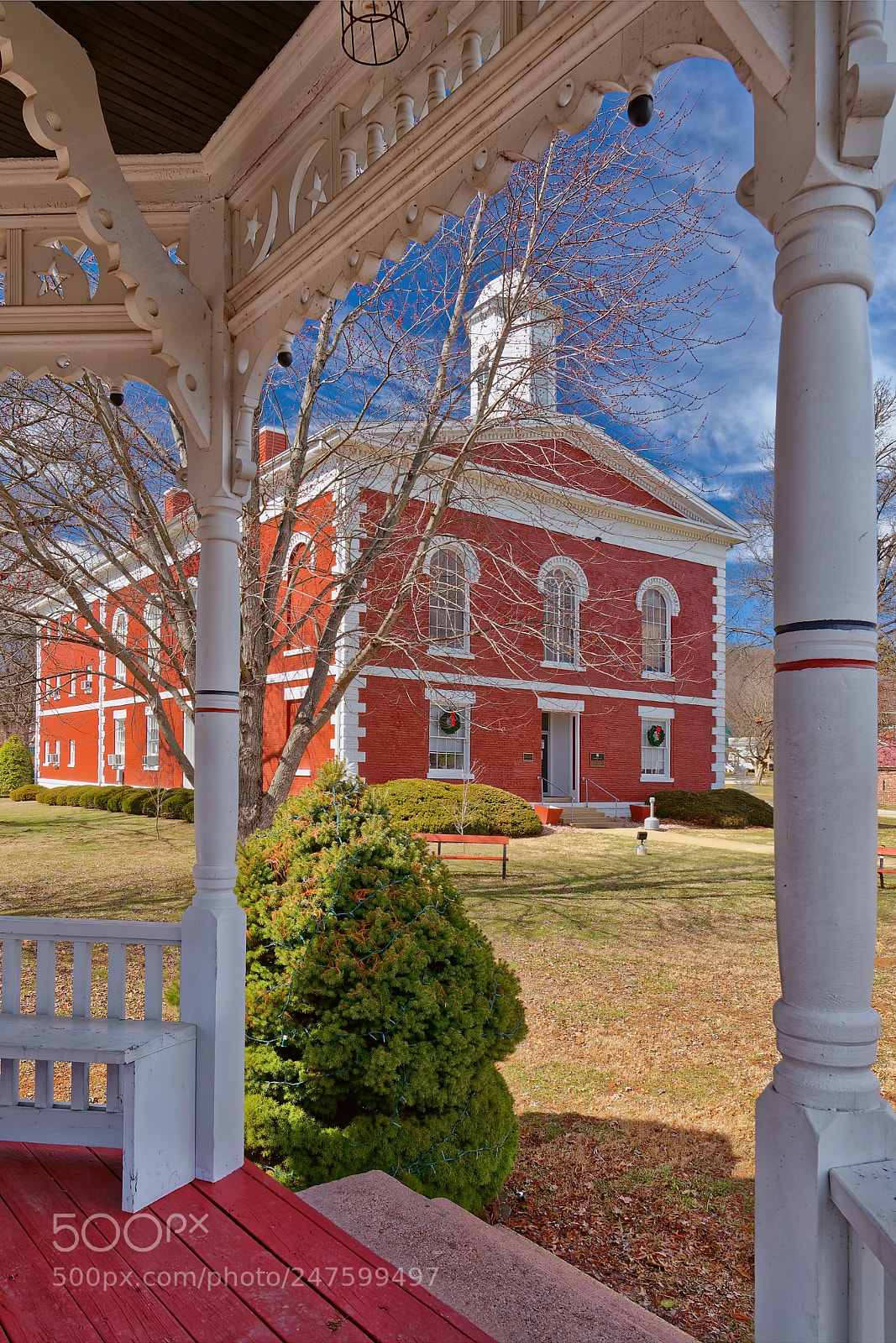 Nikon D610 sample photo. Ironton court house photography