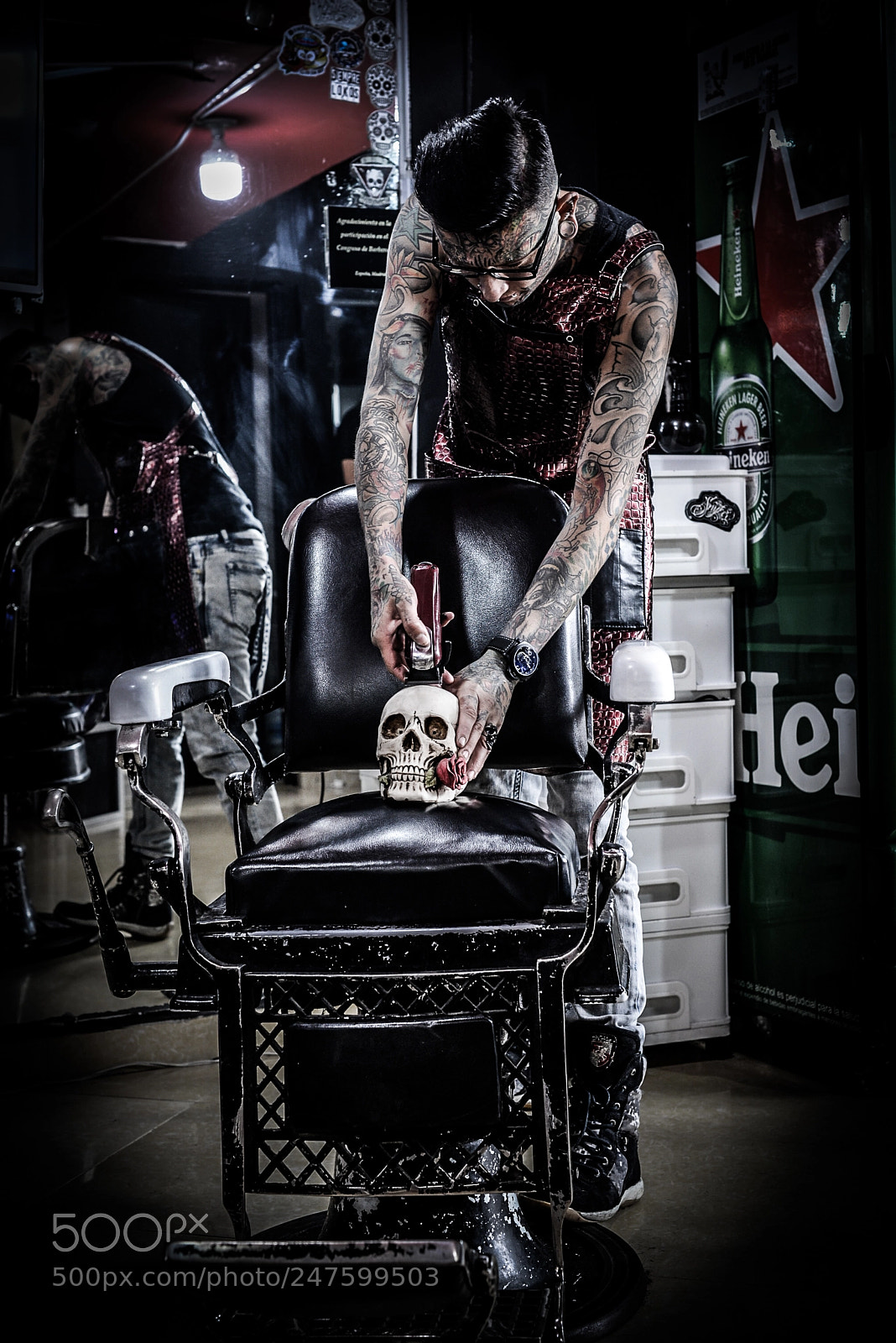 Nikon D610 sample photo. Barber photography