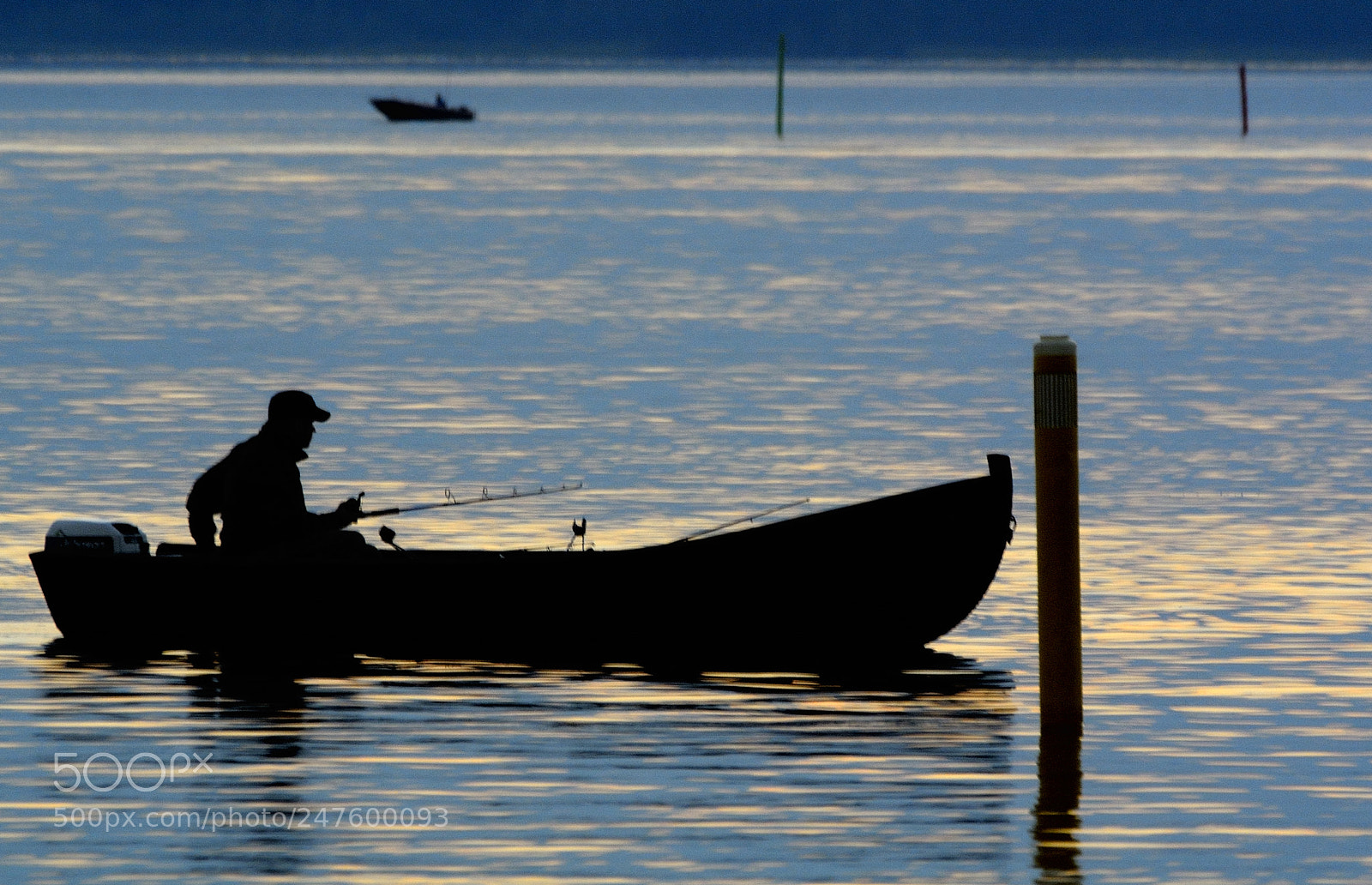 Nikon 1 V1 sample photo. Sunset fishing photography