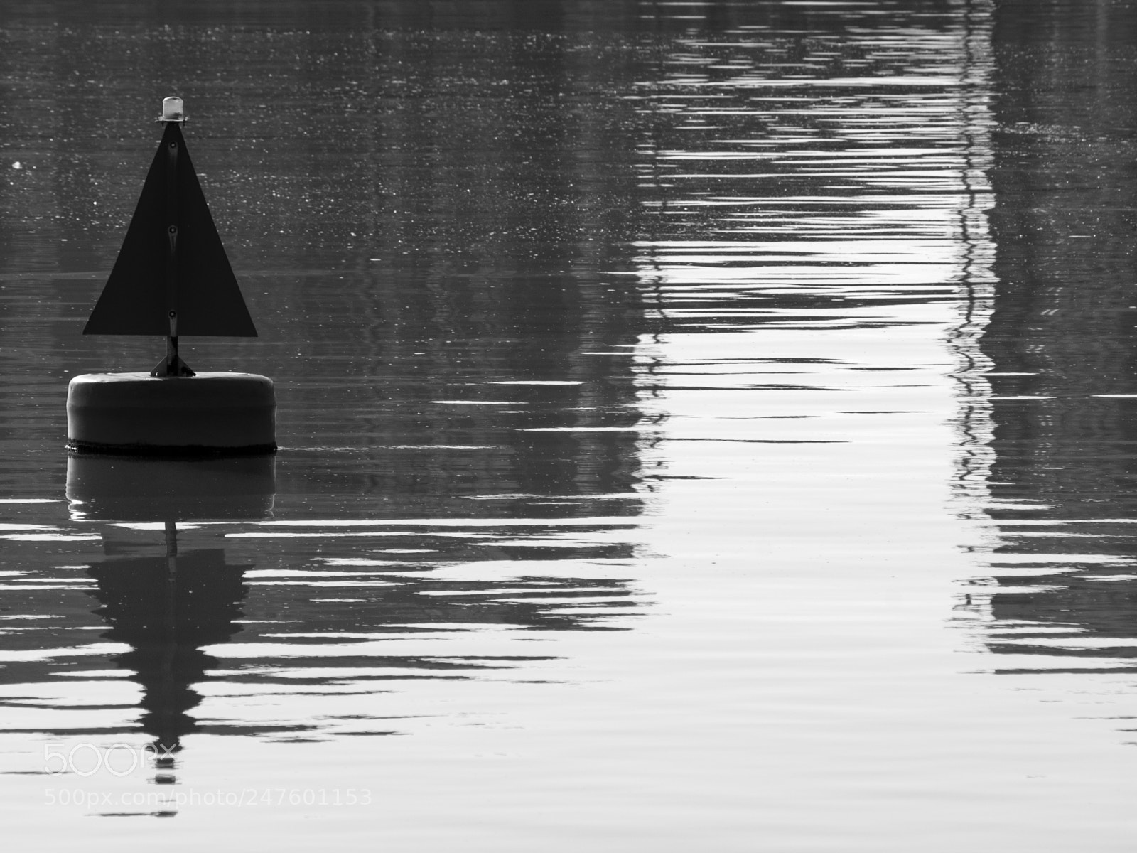 Nikon D300 sample photo. Triangular buoy photography