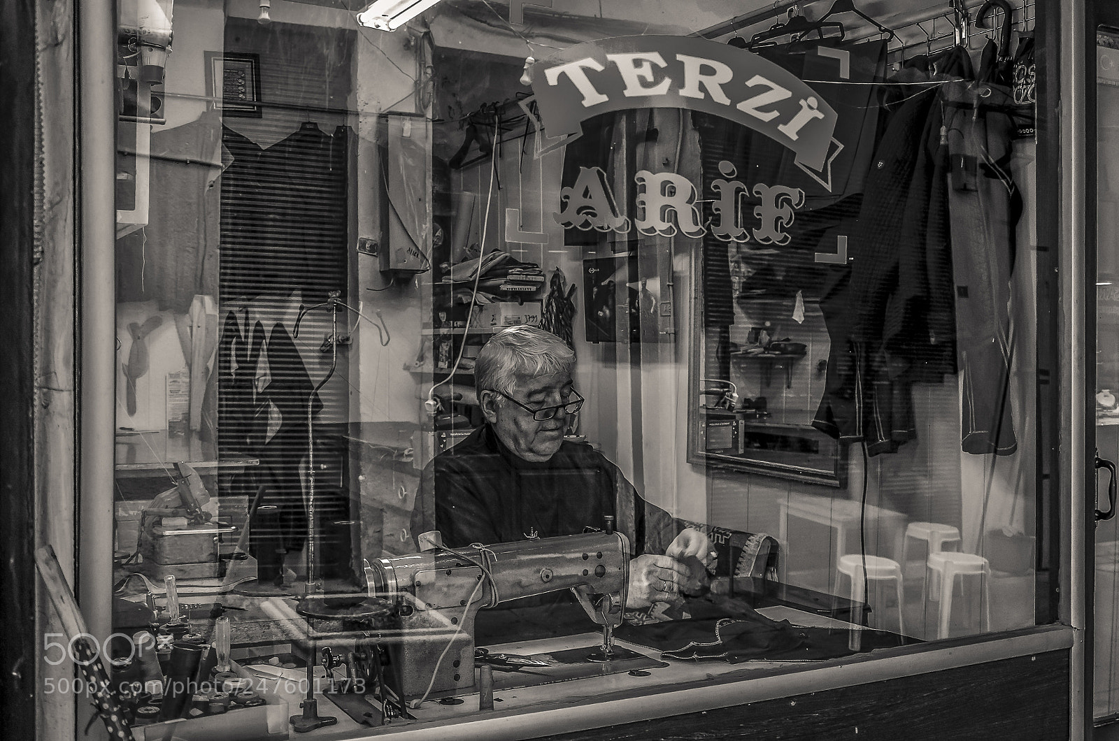 Nikon D5100 sample photo. Tailor shop photography