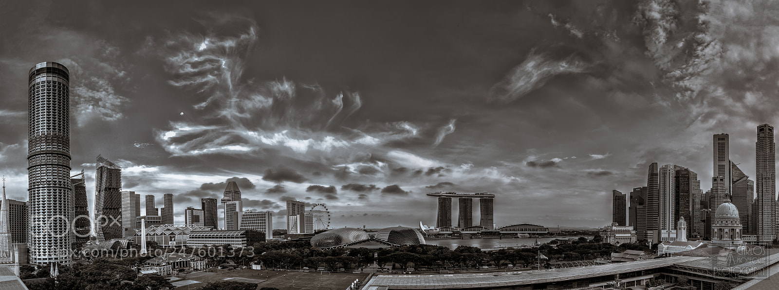 Canon EOS-1D X Mark II sample photo. Singapore skyline photography