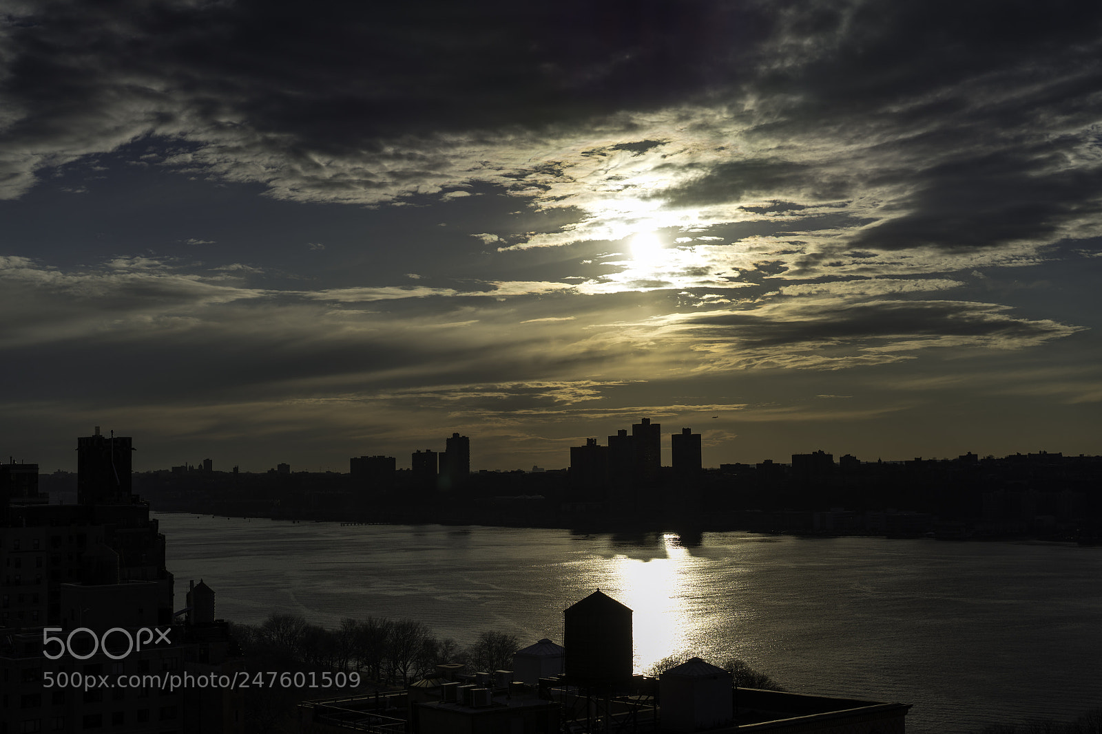 Sony a7R II sample photo. Hudson river - late photography