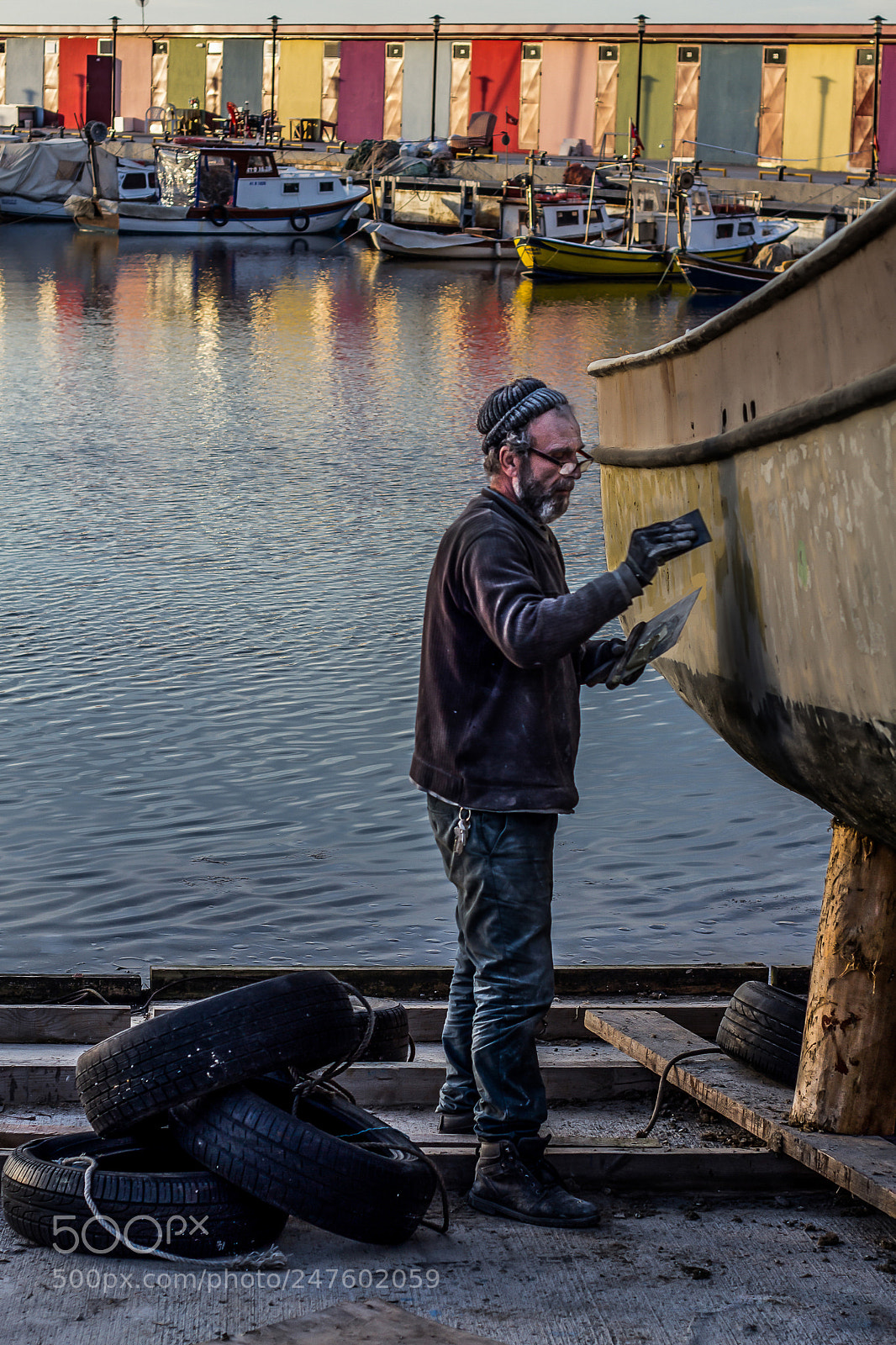 Canon EOS 60D sample photo. Building boat photography