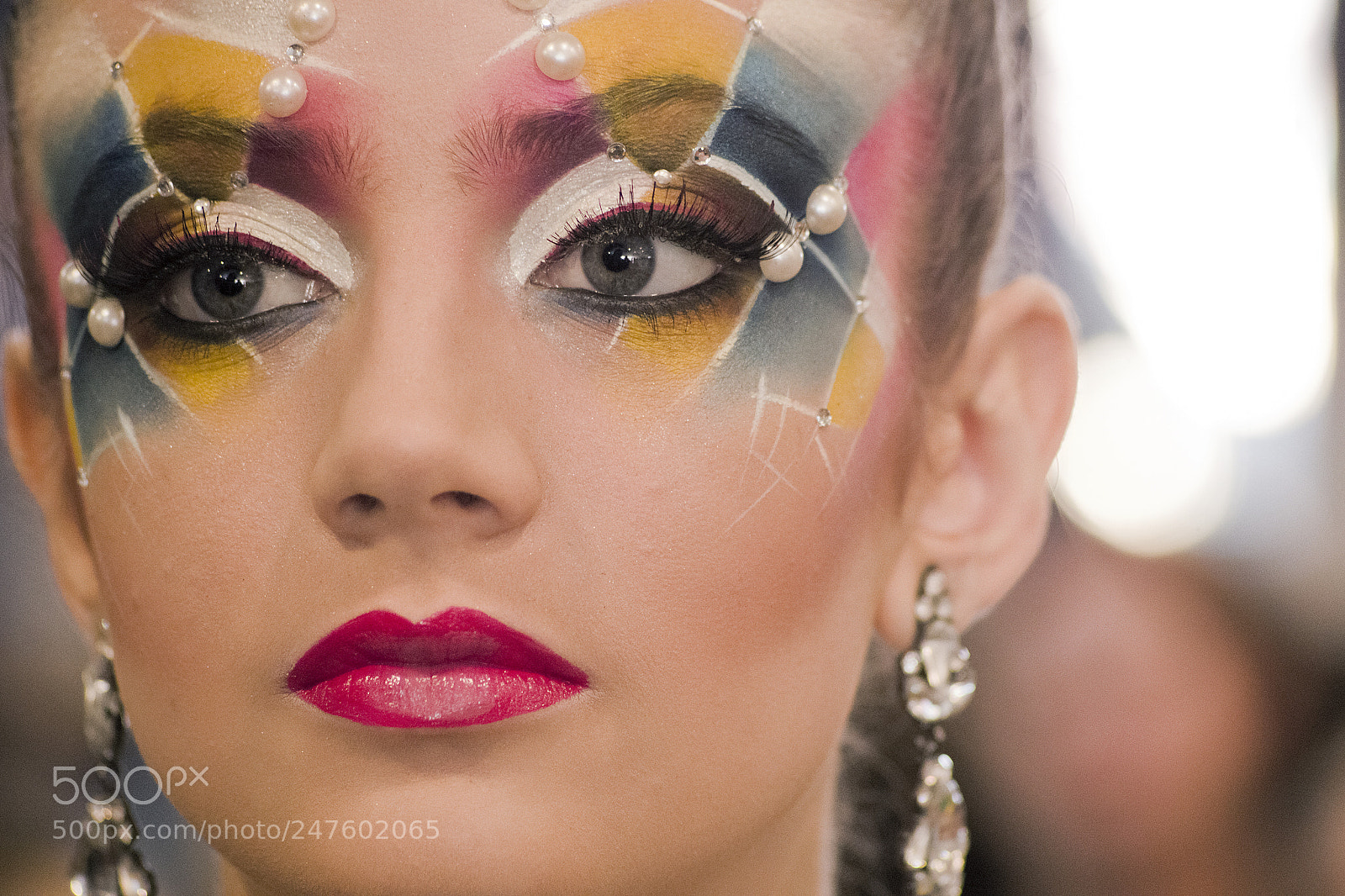 Pentax K-5 sample photo. Rainbow make-up photography