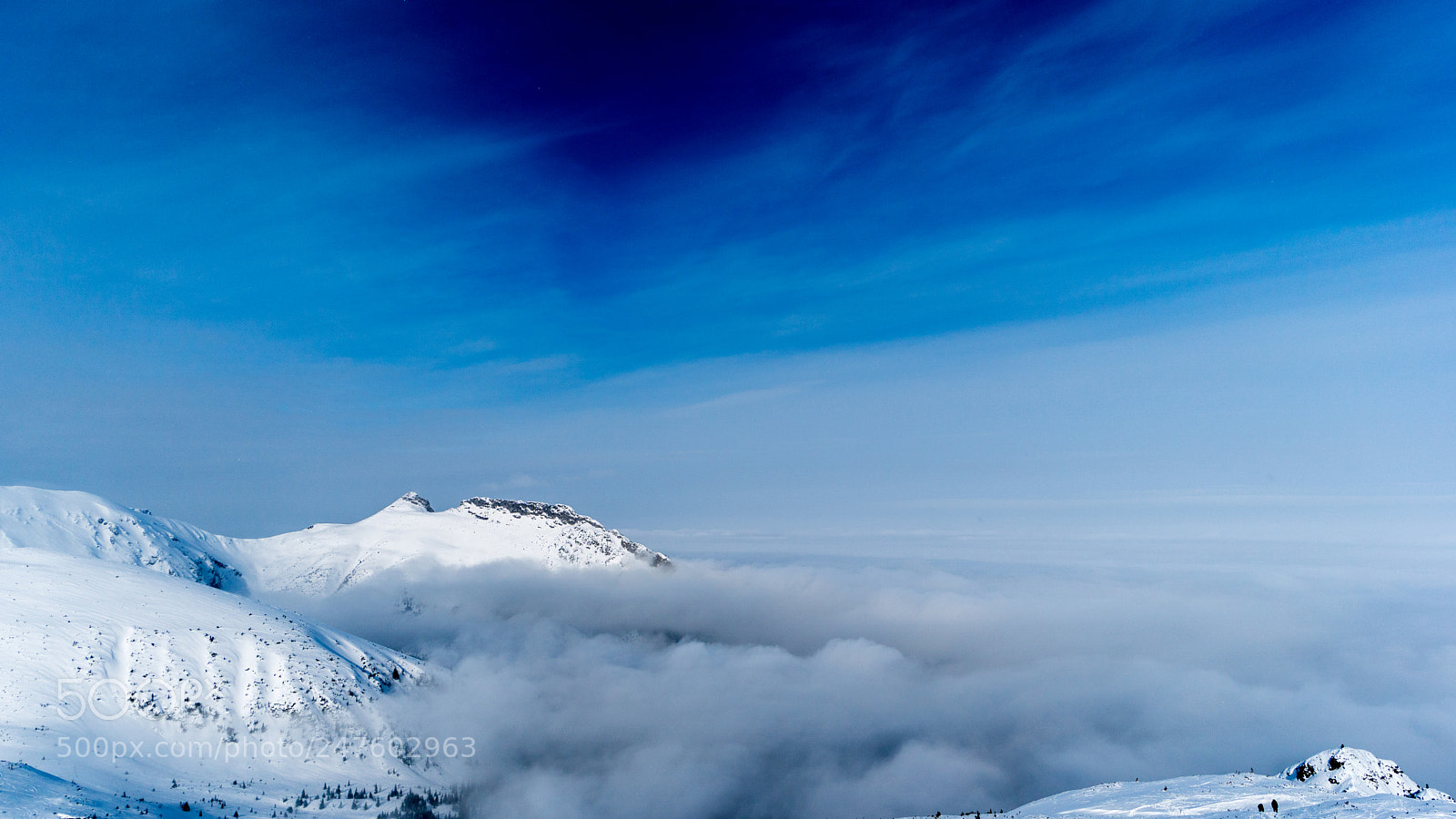 Sony a6300 sample photo. Winter mountains photography