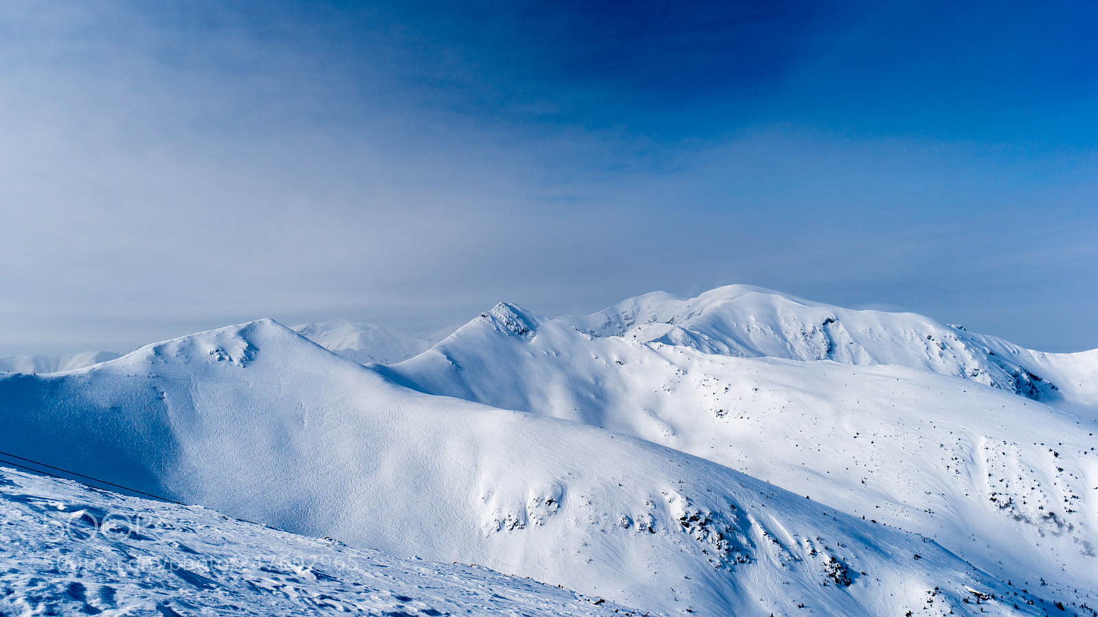 Sony a6300 sample photo. Winter mountains photography