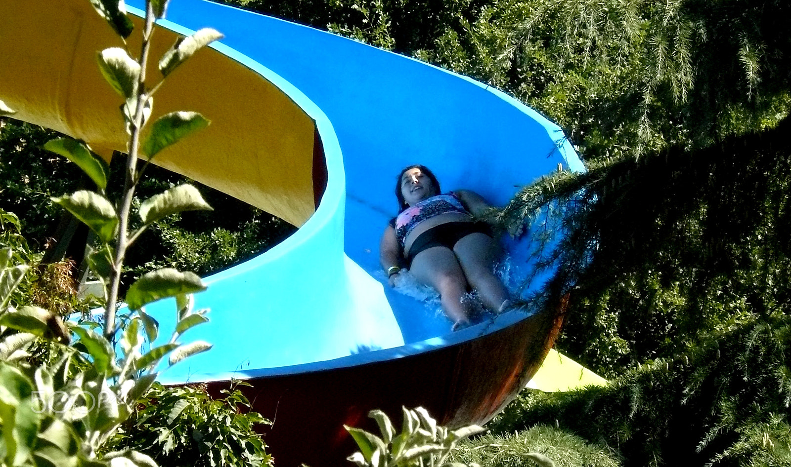 Panasonic DMC-FZ8 sample photo. Waterpark photography