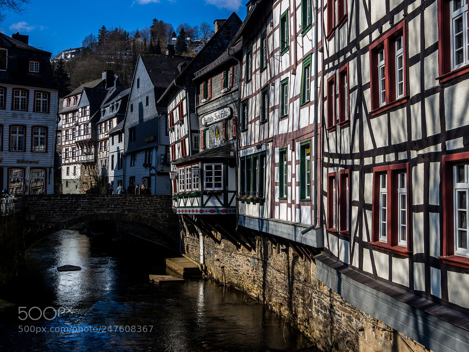 Olympus OM-D E-M10 sample photo. Half timbered houses in photography